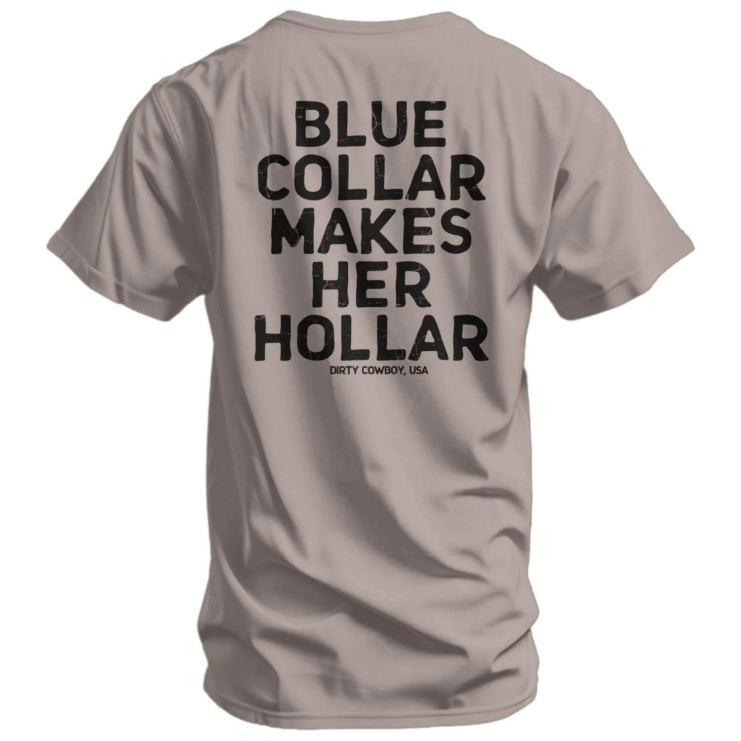 Blue Collar Makes Her Hollar Men's T-Shirt - Image 13
