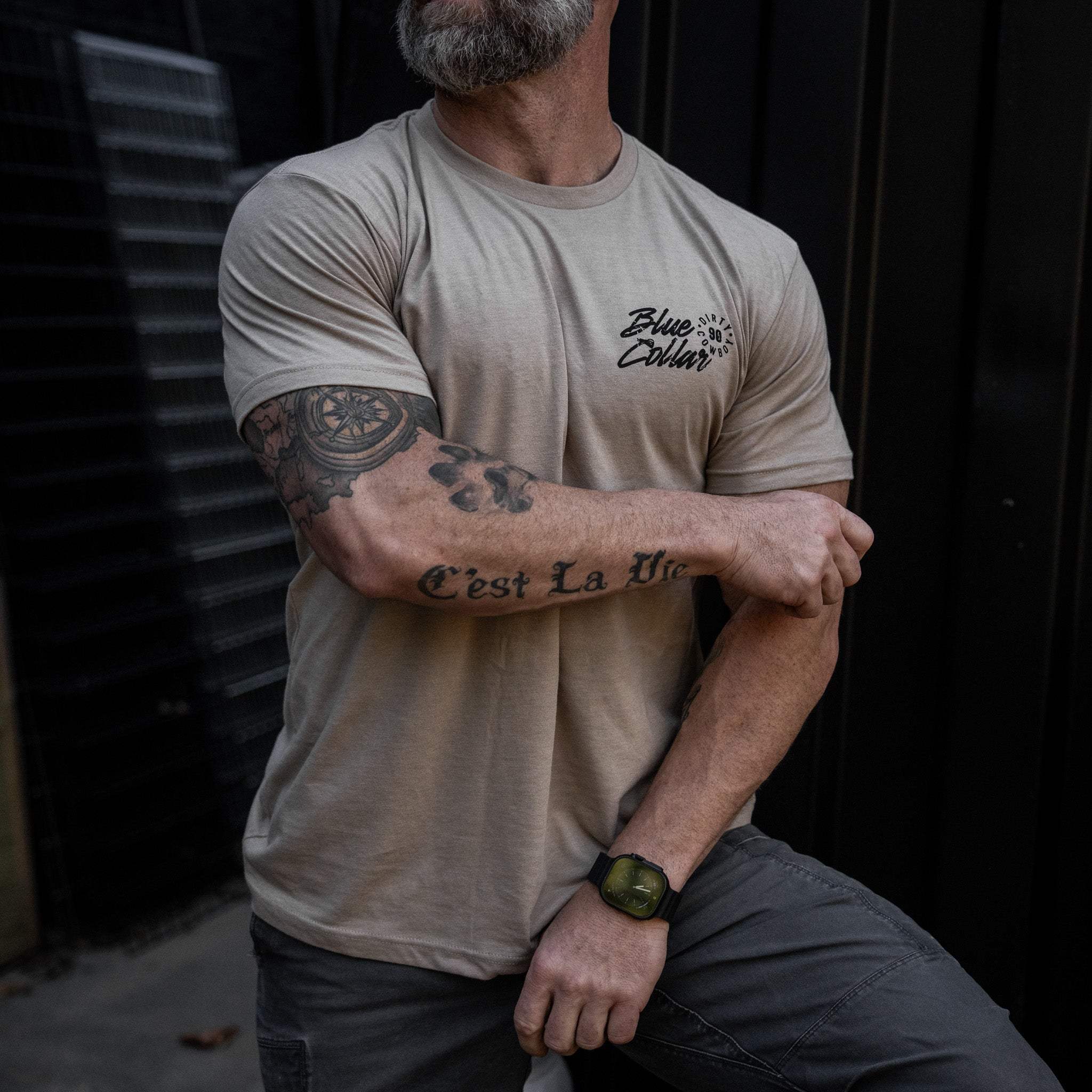Blue Collar Makes Her Hollar Men's T-Shirt - Image 20