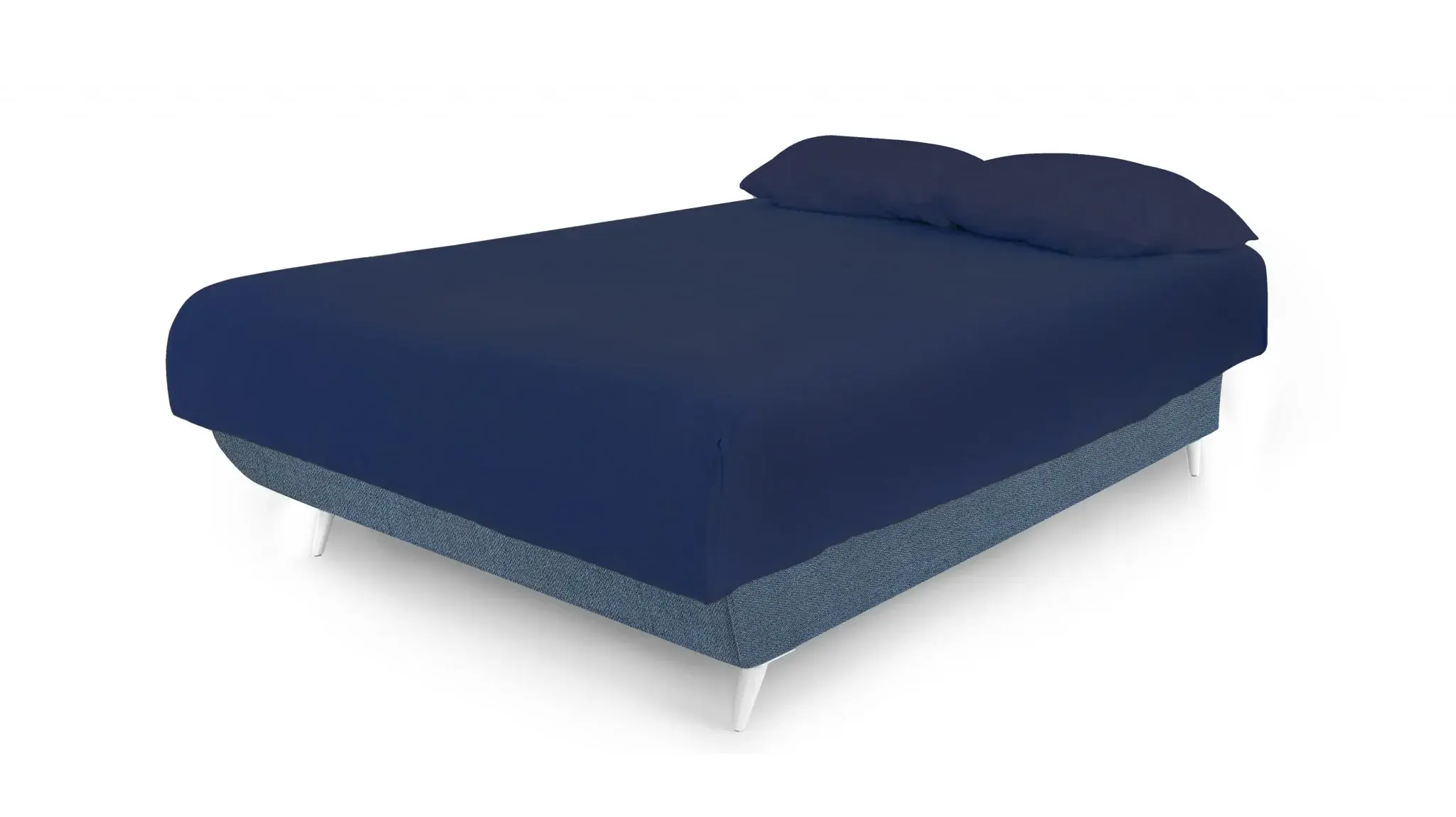 Blue Jeans and Blue Full Adjustable Upholstered Polyester No Bed Frame with Mattress - Image 4