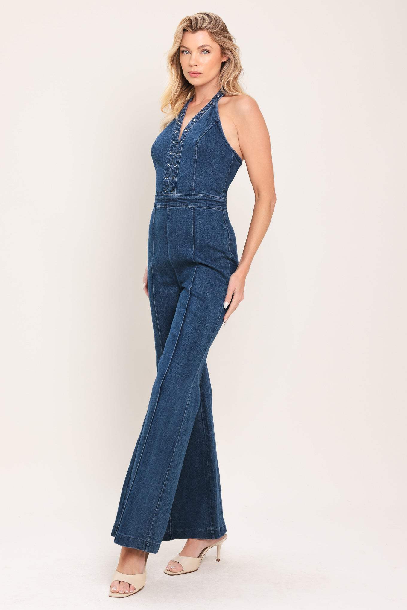 BLUE REVERIE DENIM JUMPSUIT - Image 5