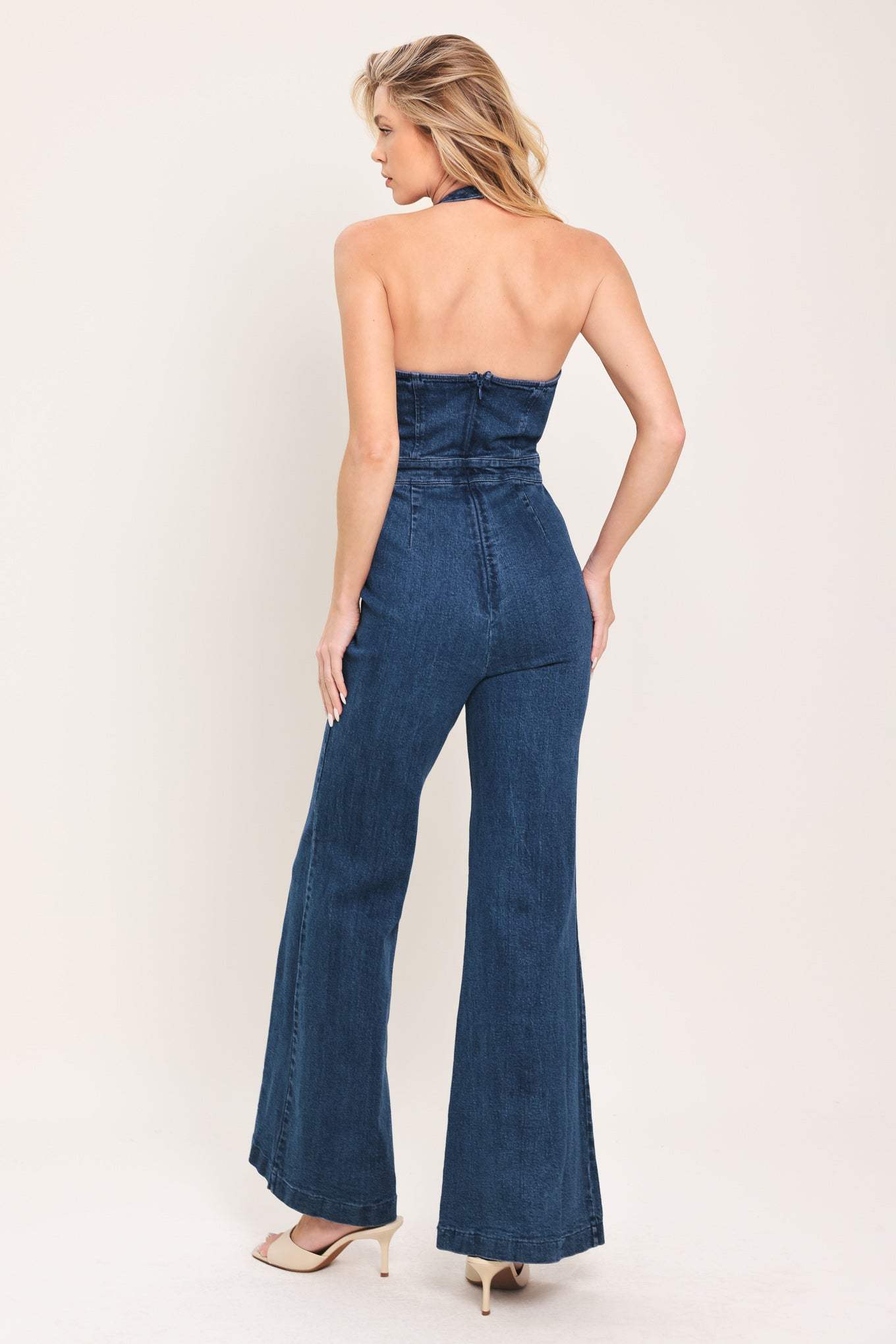 BLUE REVERIE DENIM JUMPSUIT - Image 6