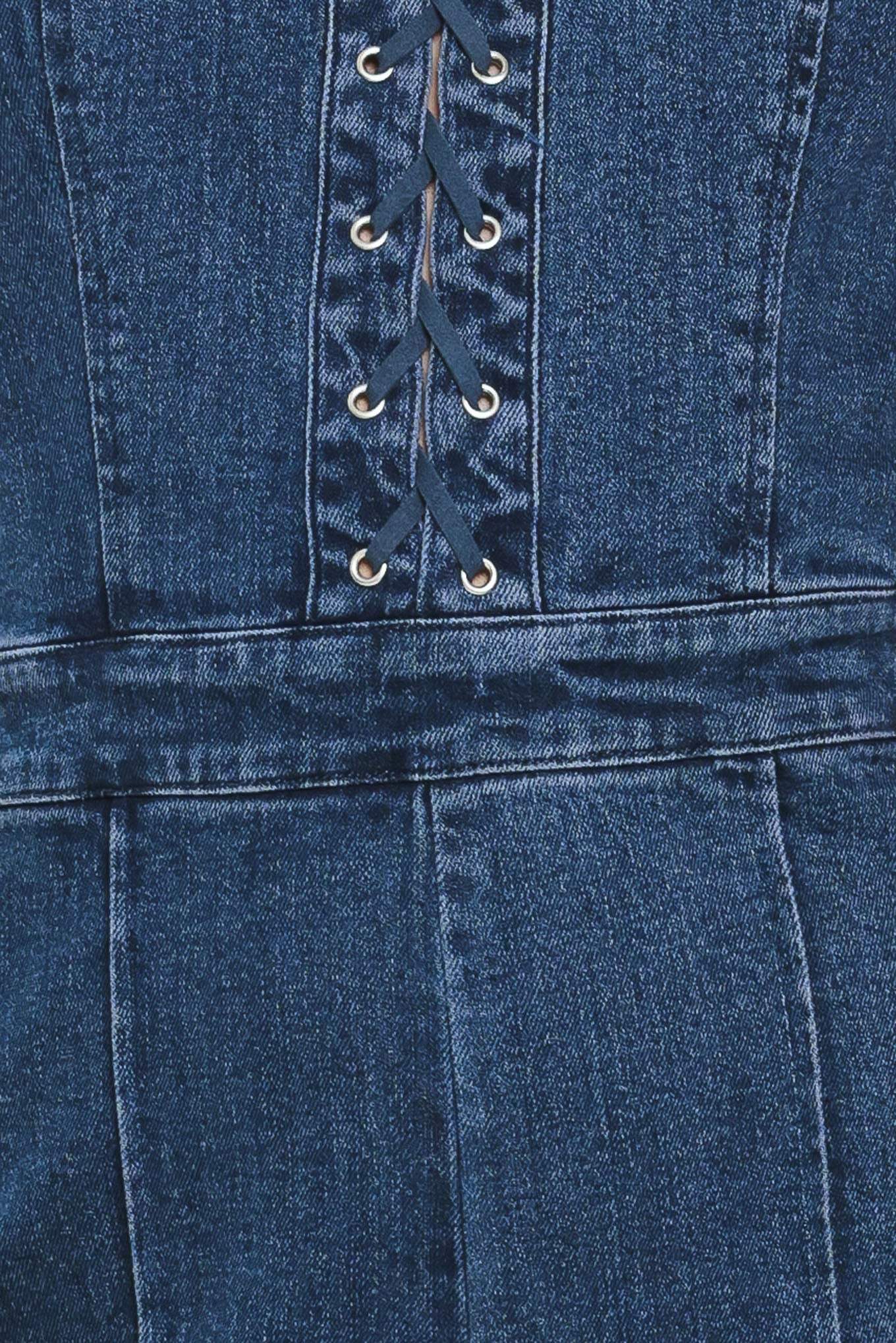 BLUE REVERIE DENIM JUMPSUIT - Image 7