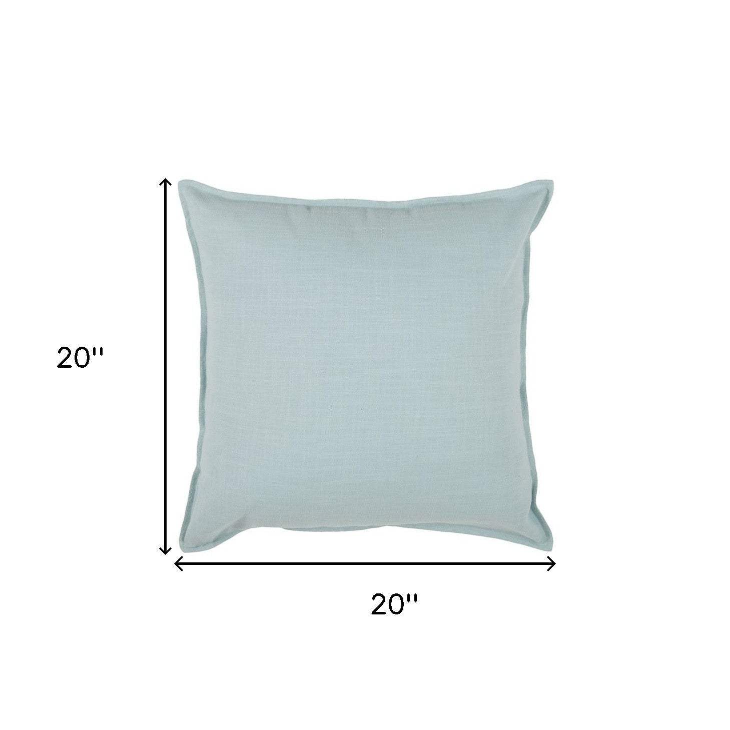 Blue Solid Light Textured Modern Throw Pillow - Image 4