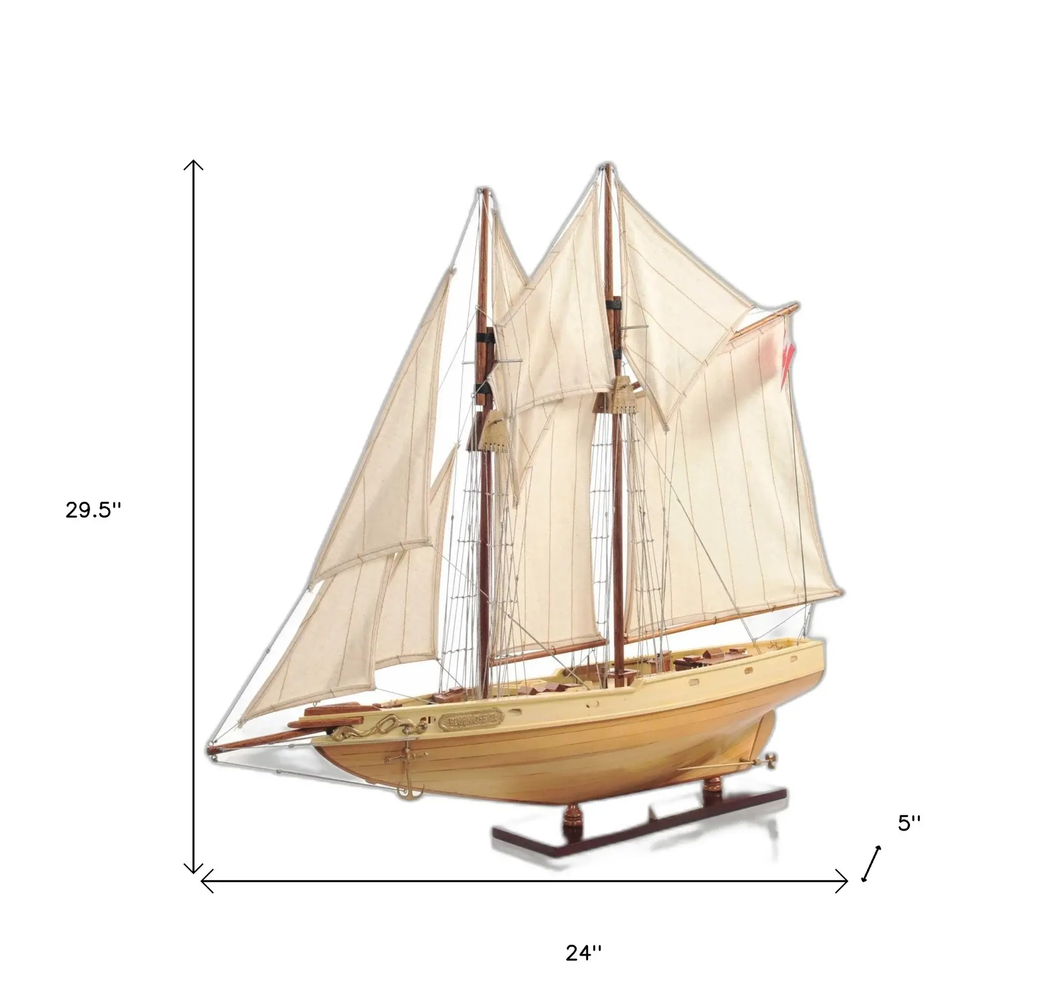 Bluenose Model In Light Brown Finish - Image 7