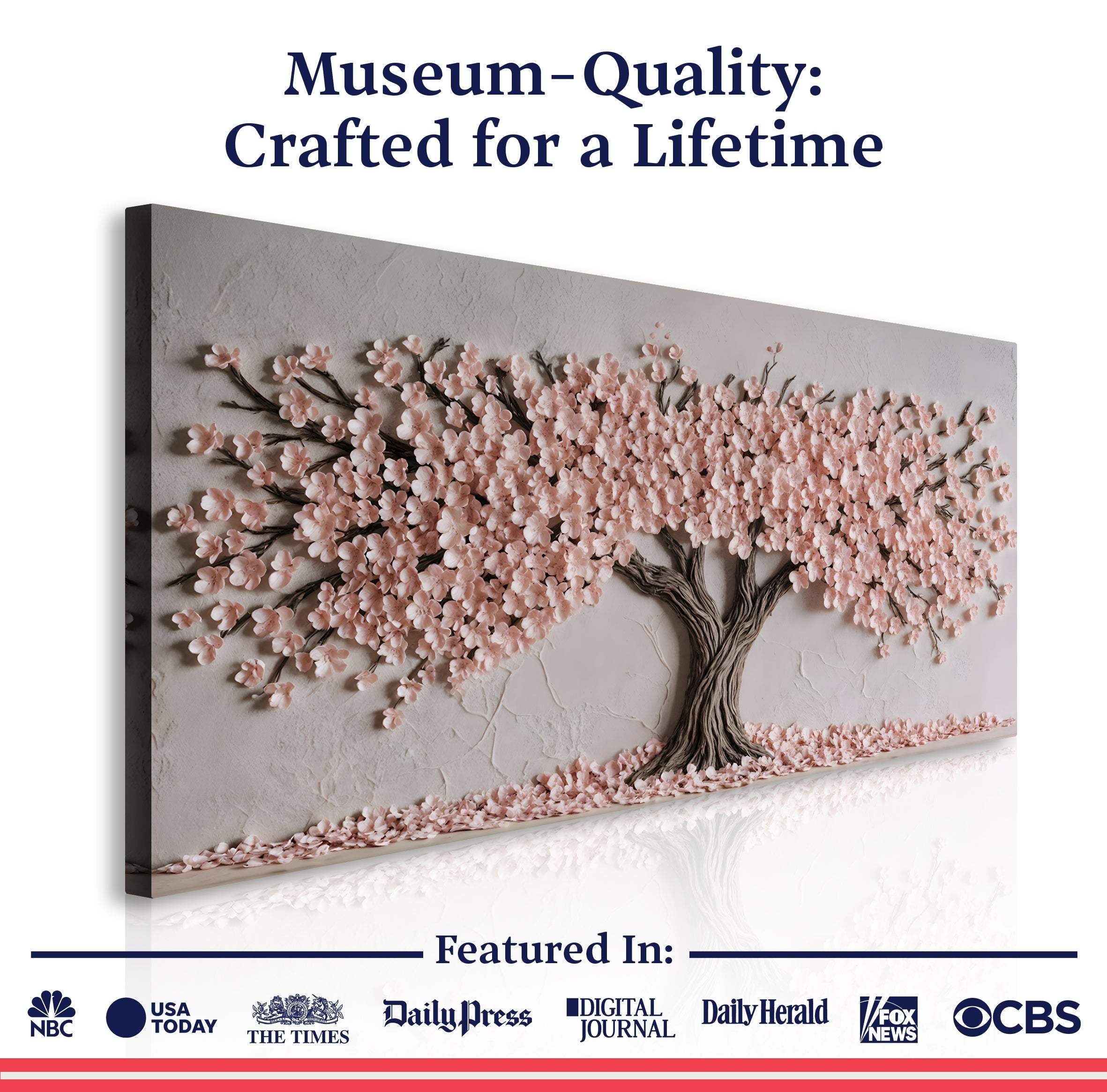 Blush Blossom Wall Art - Image 6