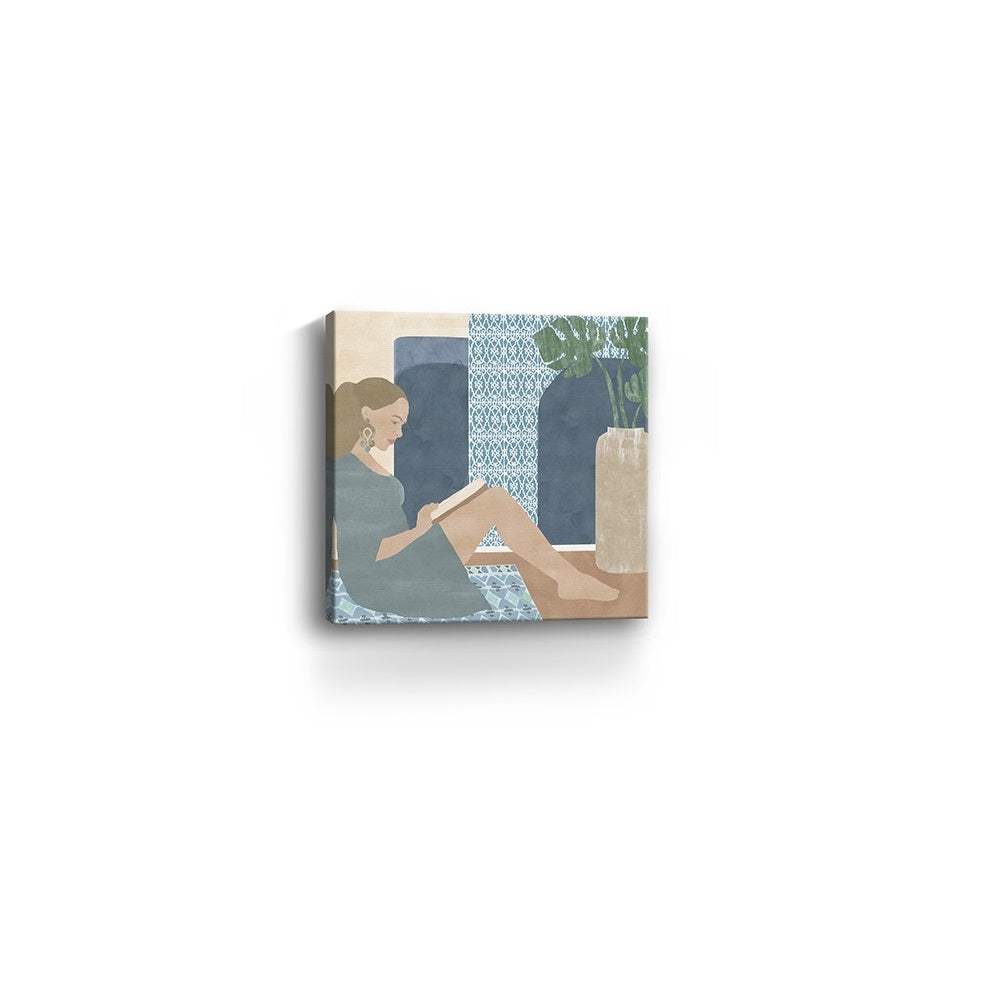 Bohemian Book Lady Unframed Print Wall Art - Image 8