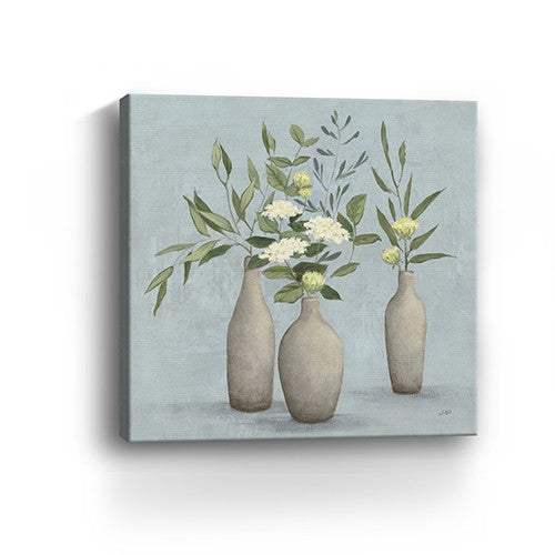 Bohemian Flowers In Ceramic Vases Unframed Print Wall Art - Image 3