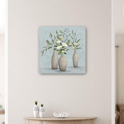 Bohemian Flowers In Ceramic Vases Unframed Print Wall Art - Image 9