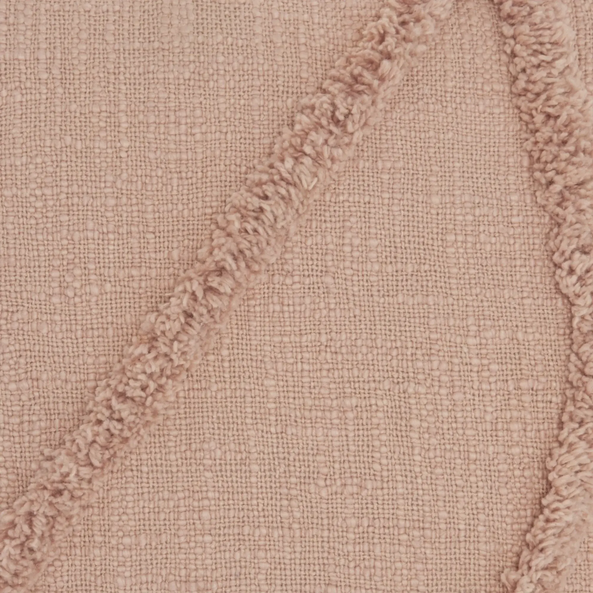 Boho Chic Blush Textured Lines Throw Pillow - Image 9