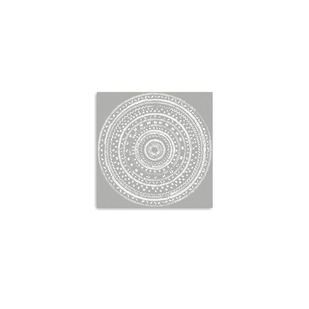 Boho White Mandala Unframed Print Wall Art - Image 9