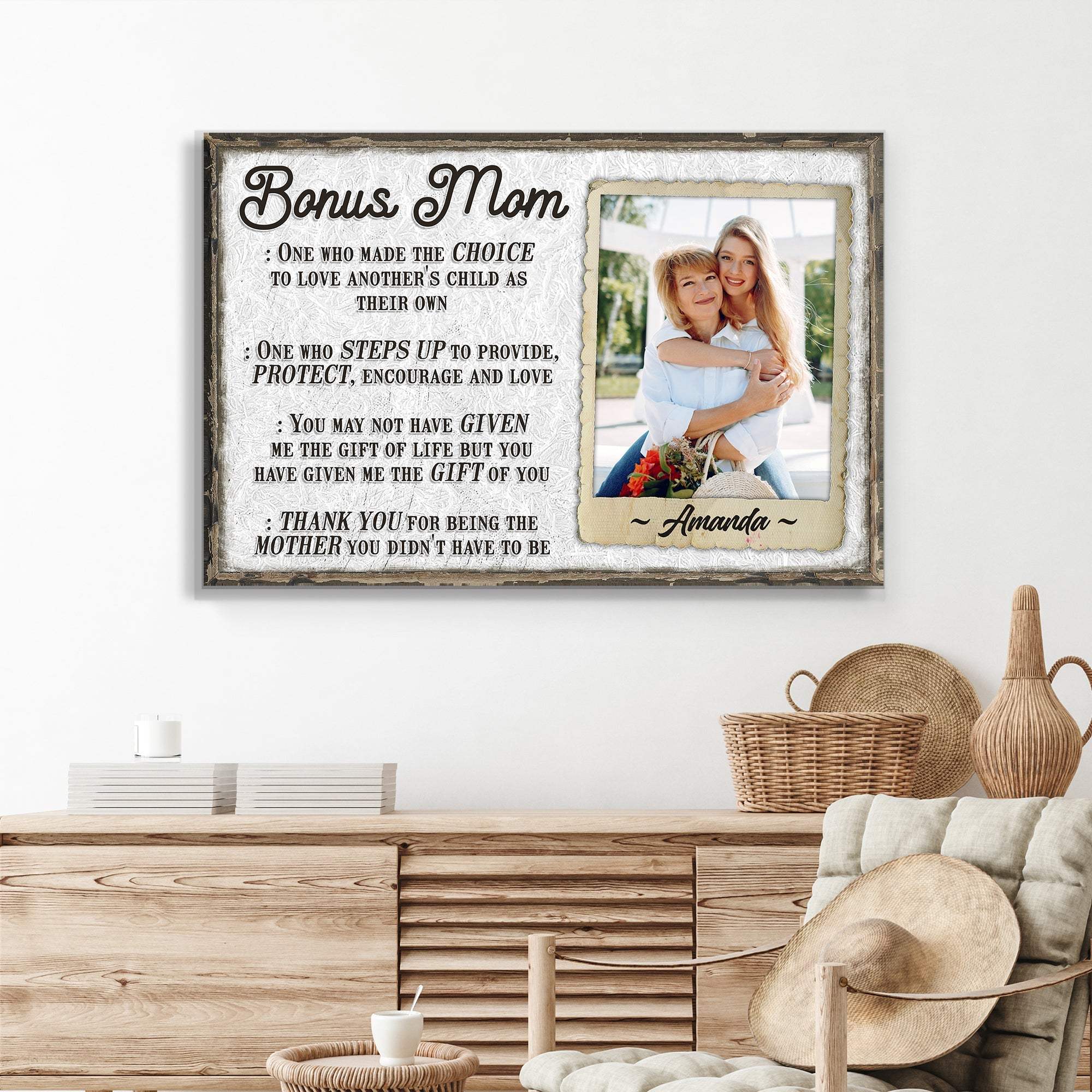Bonus Mom Customized Sign - Image 3