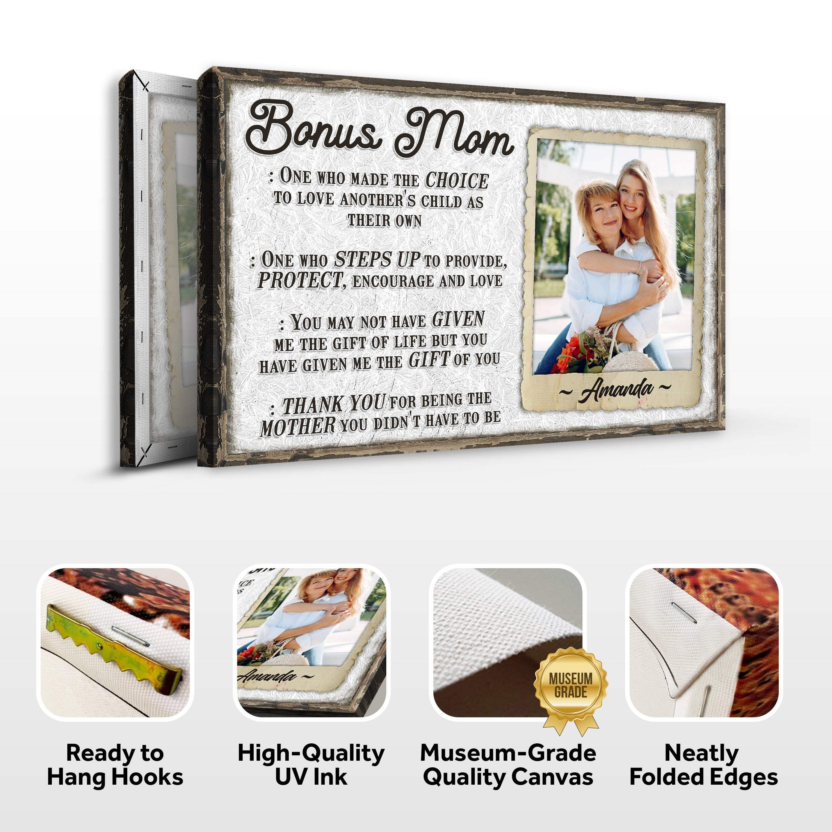 Bonus Mom Customized Sign - Image 4