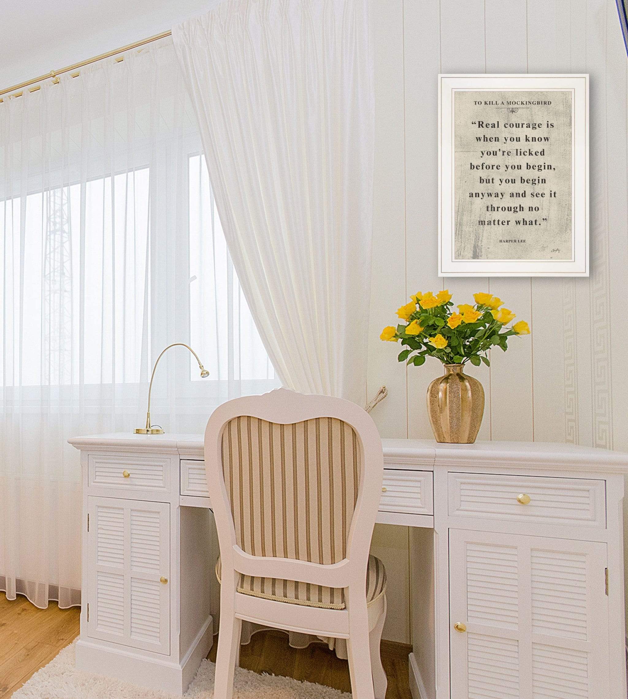 Book Quote VI 1 White Framed Print Wall Art - Image 4
