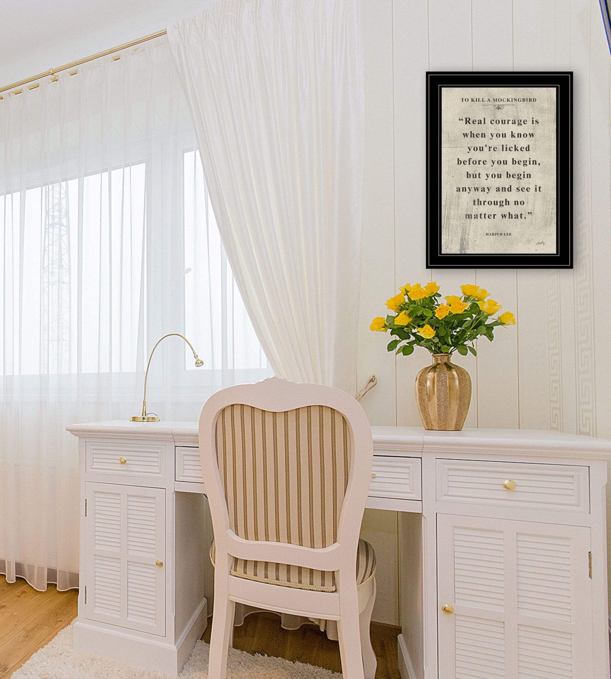 Book Quote VI 2 Black Framed Print Wall Art - Image 4
