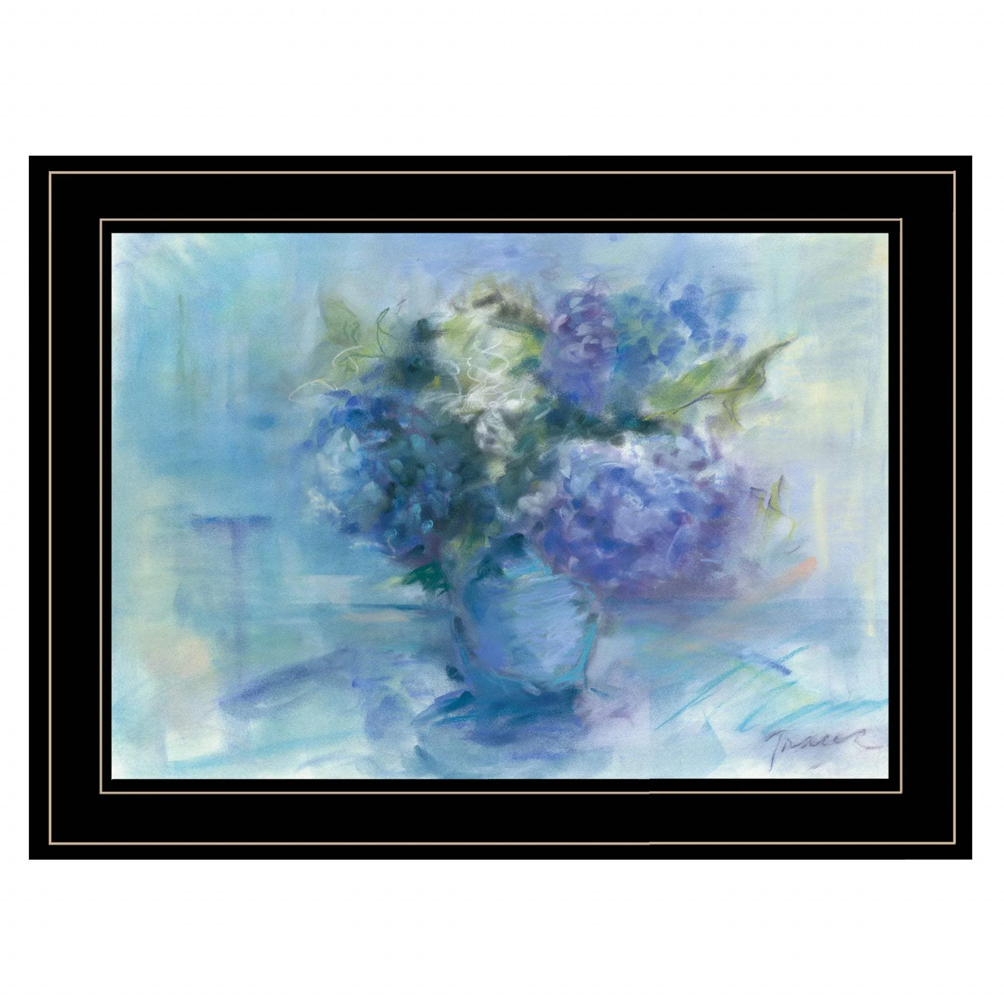 Bouquet 3 Black Framed Print Wall Art - Image 2