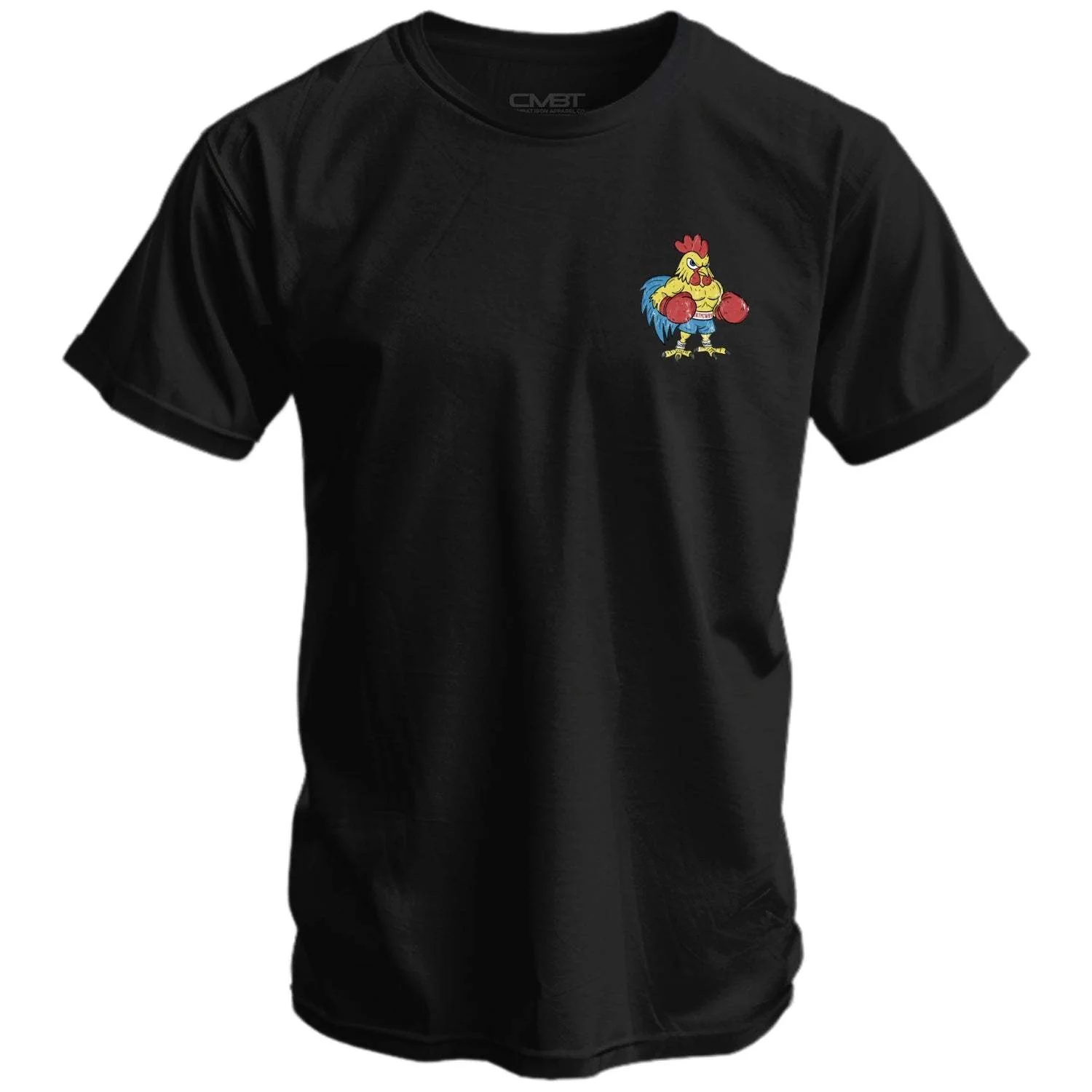 Boxing Chicken Strong Men's T-Shirt - Image 3