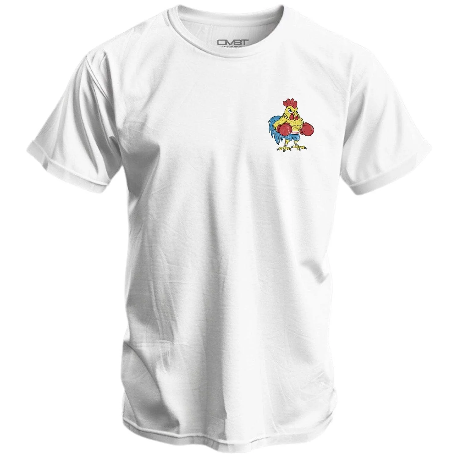 Boxing Chicken Strong Men's T-Shirt - Image 4
