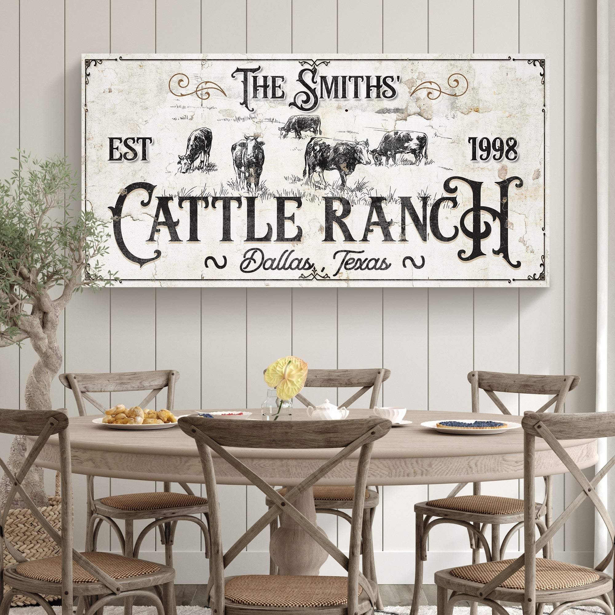 Branded Cattle Ranch Sign III - Image 2