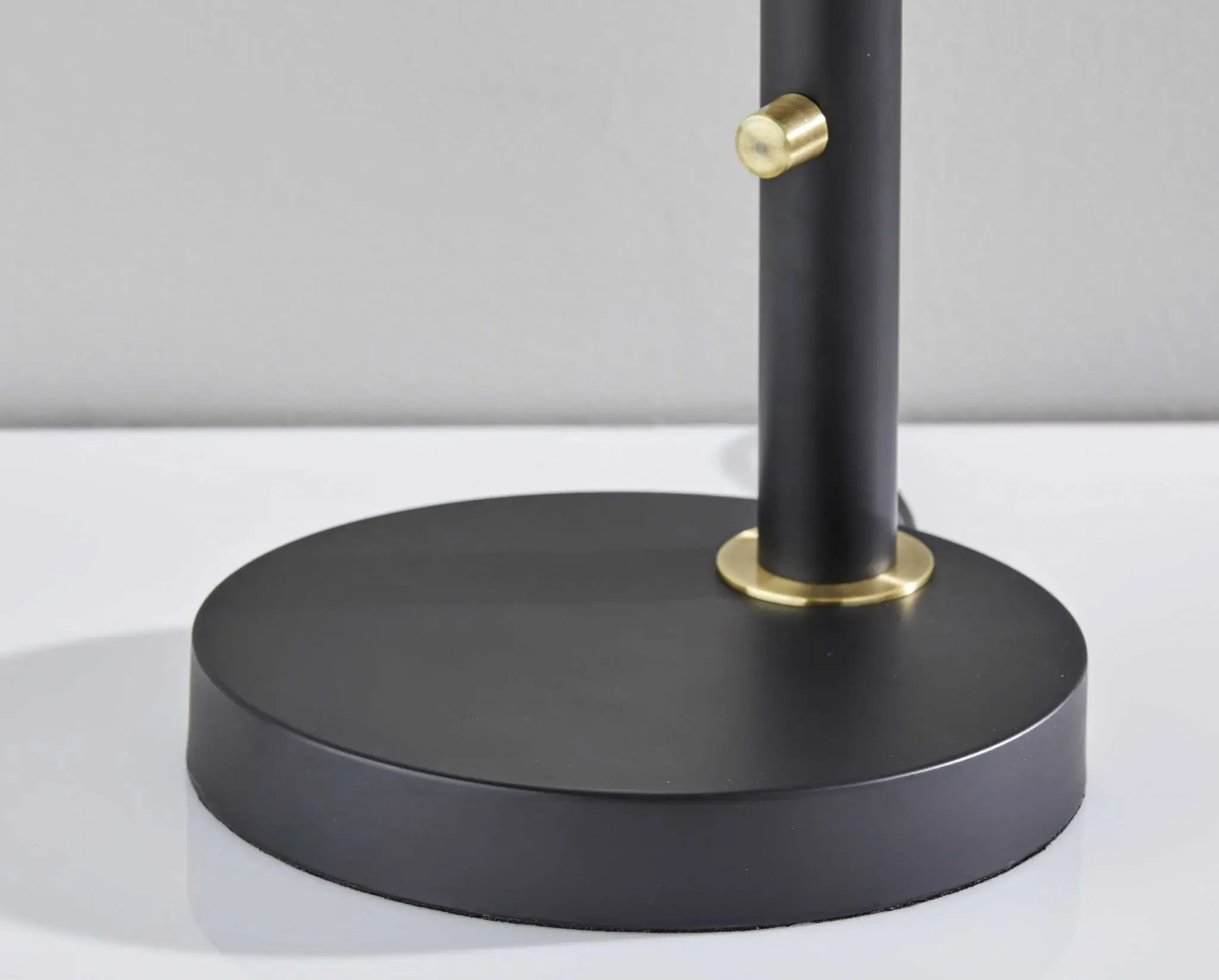 Brass Cinch Black Metal Adjustable Desk Lamp - Image 6