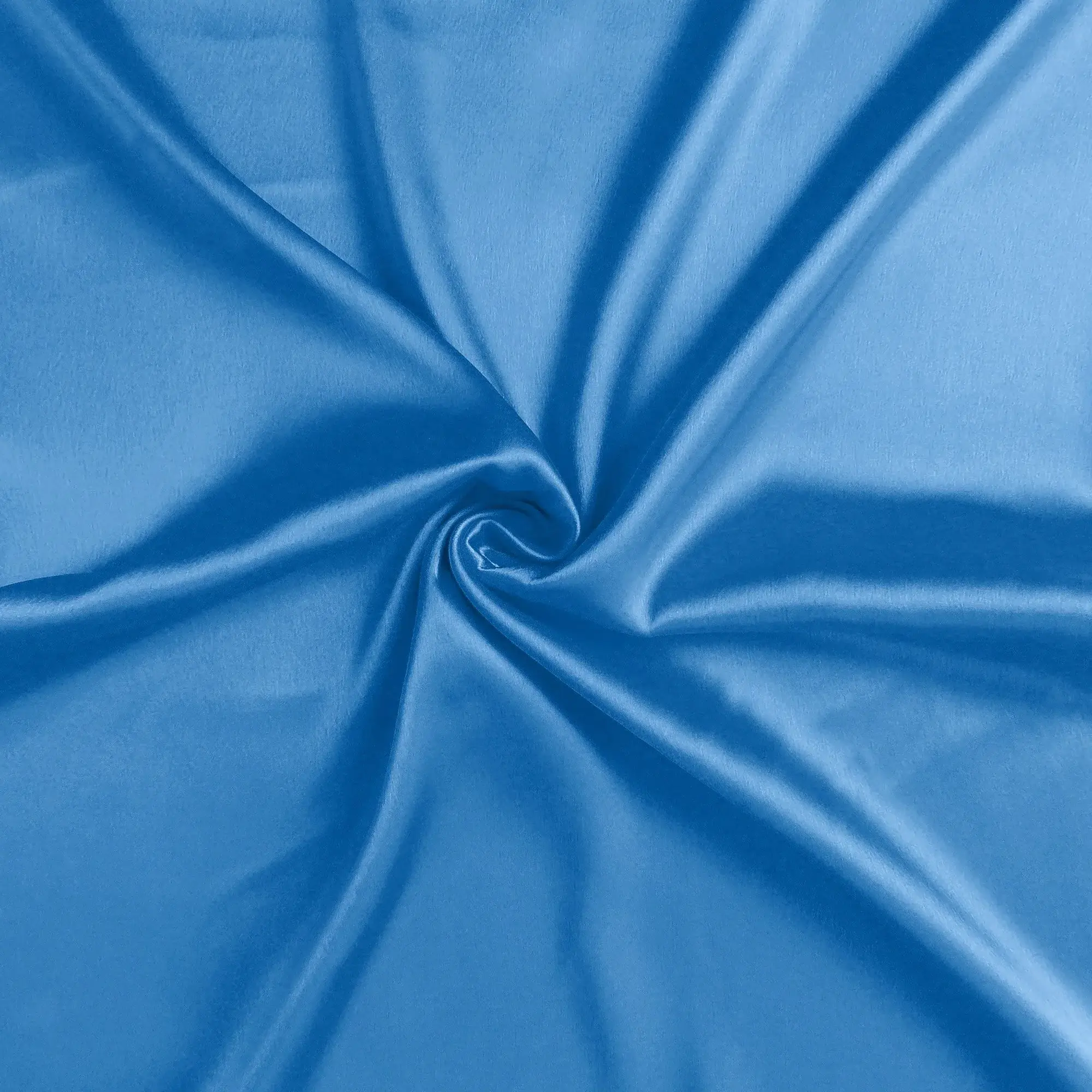 Bright Blue Dreamy Set Of 2 Silky Satin Standard Pillowcases - Image 9