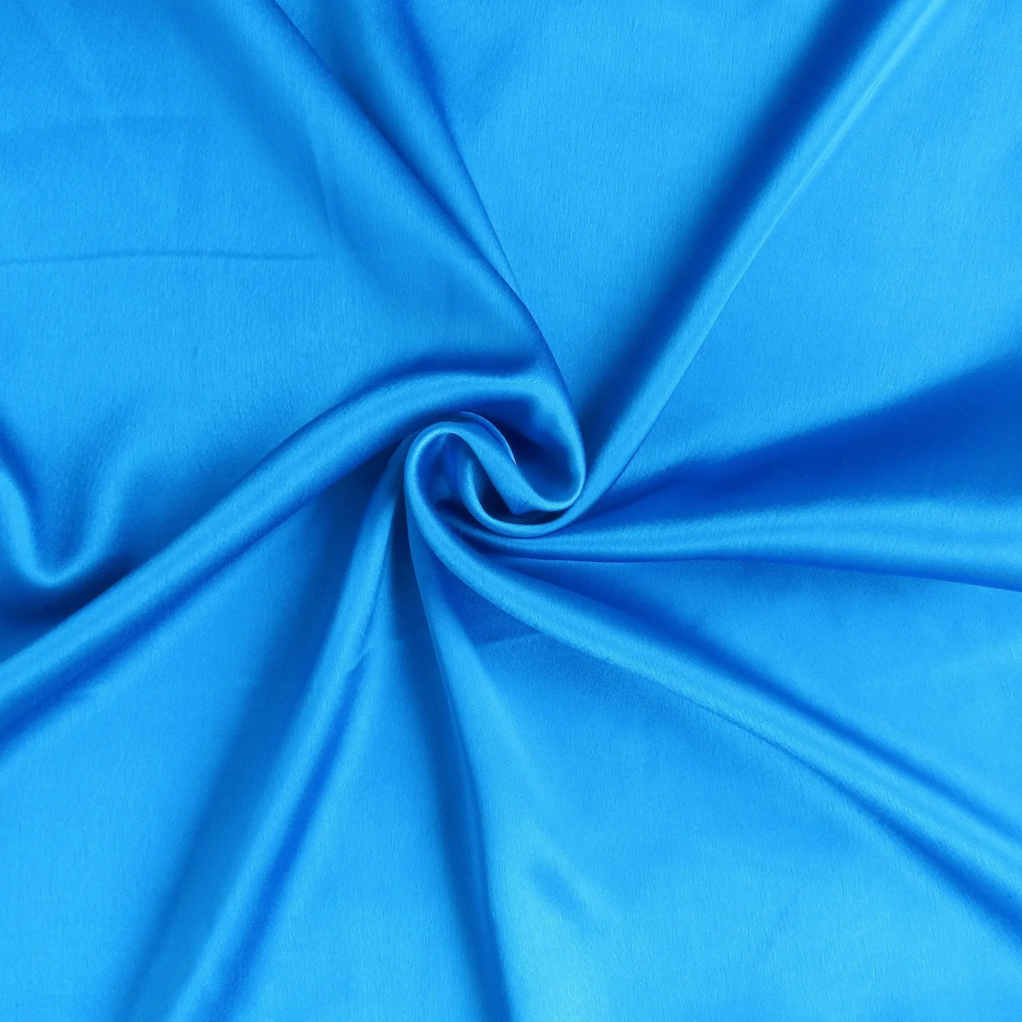Bright Blue Dreamy Silky Satin King Size Pillowcase - Image 5