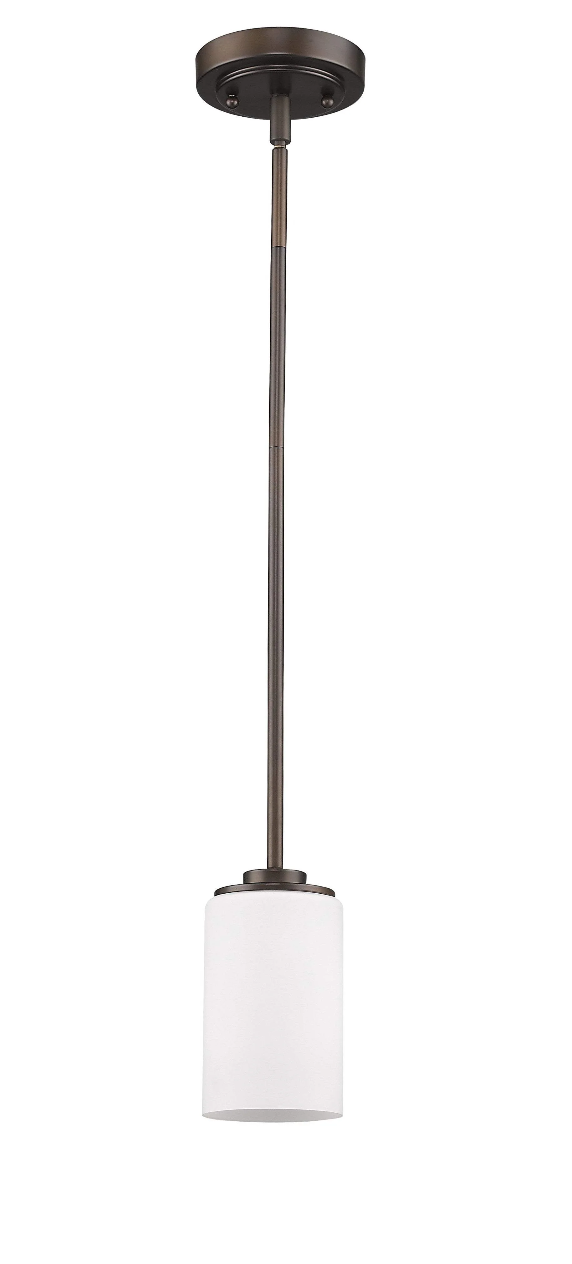 Bronze Frosted Glass Hanging Light - Image 3