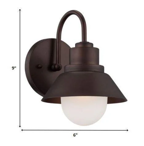 Bronze Lamp Shade Wall Light - Image 5