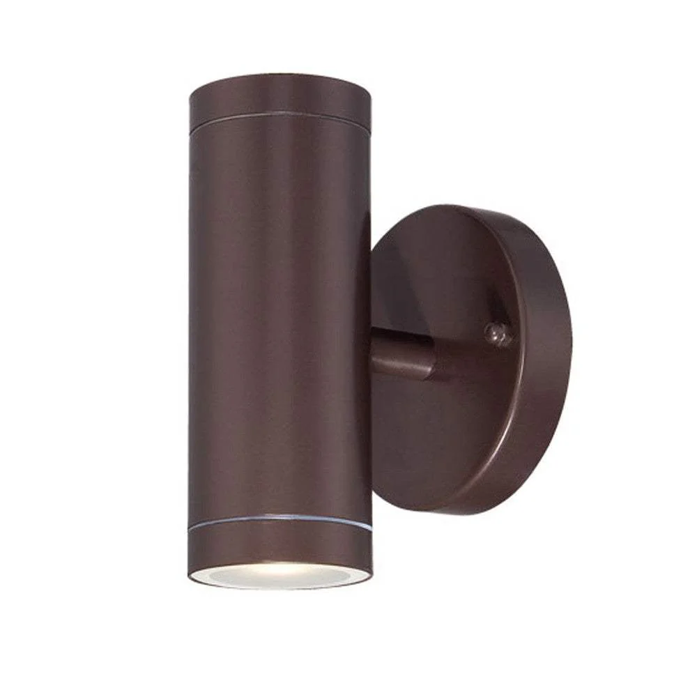 Bronze LED Two Light Can Shape Wall Sconce - Image 2