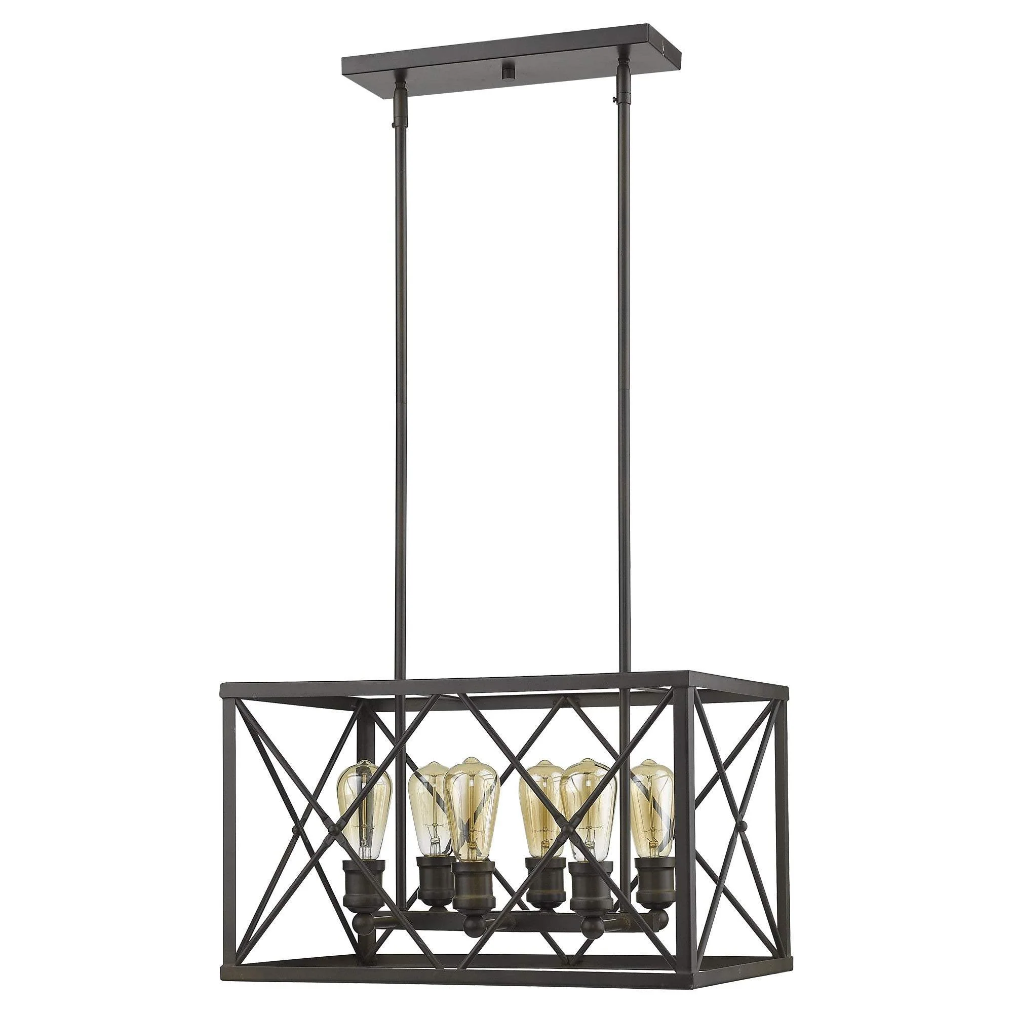 Brooklyn 6-Light Oil-Rubbed Bronze Pendant - Image 2