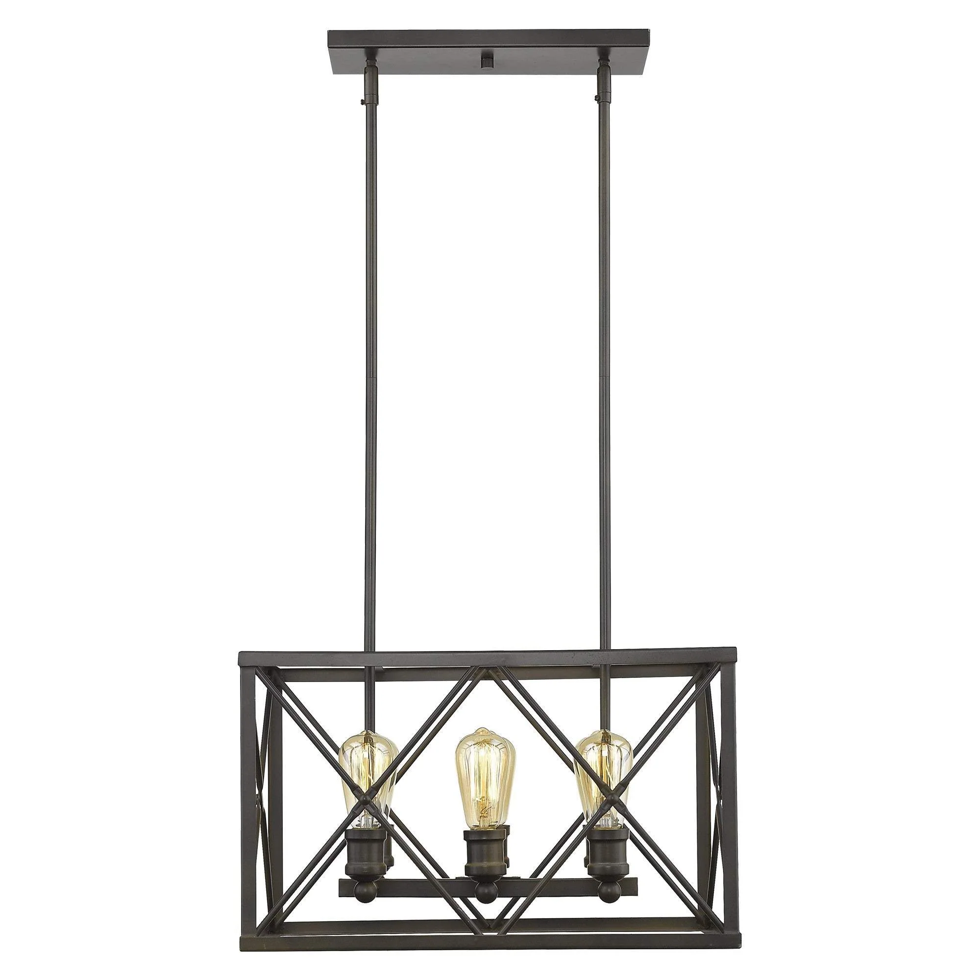 Brooklyn 6-Light Oil-Rubbed Bronze Pendant - Image 4