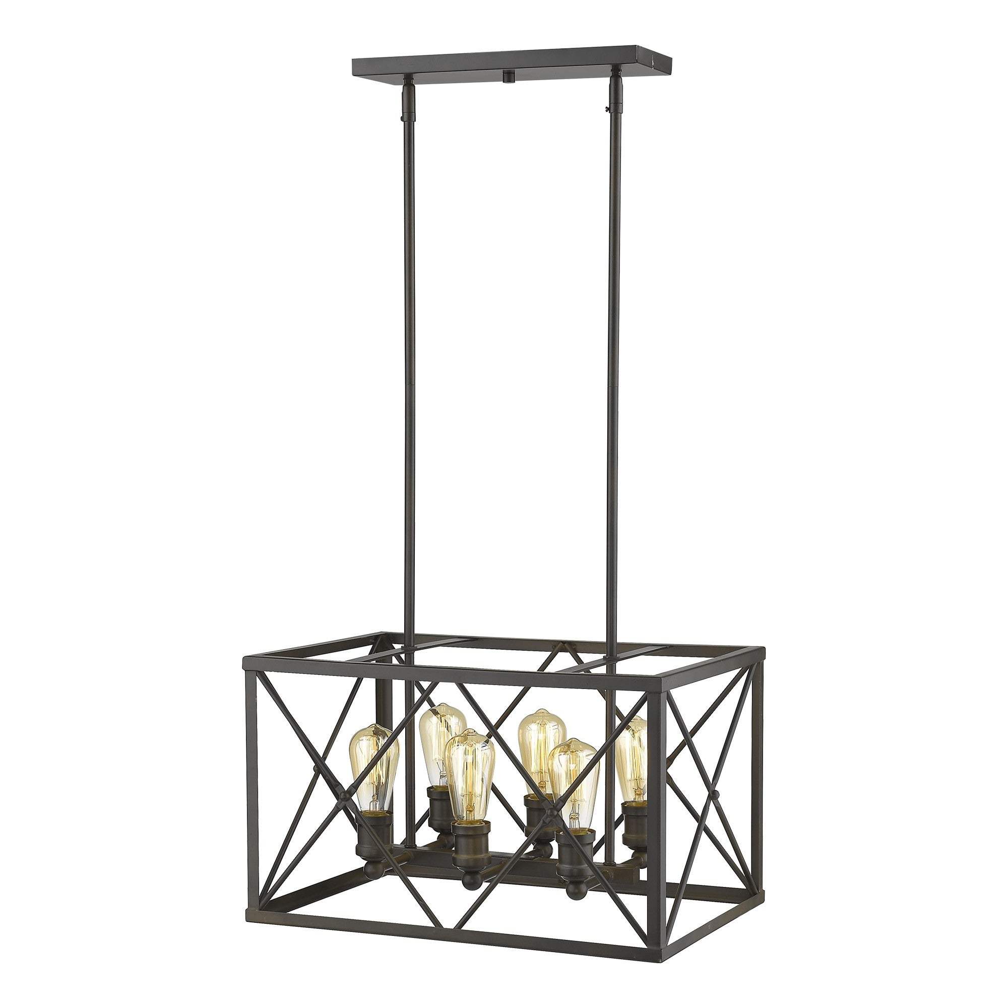 Brooklyn 6-Light Oil-Rubbed Bronze Pendant - Image 5