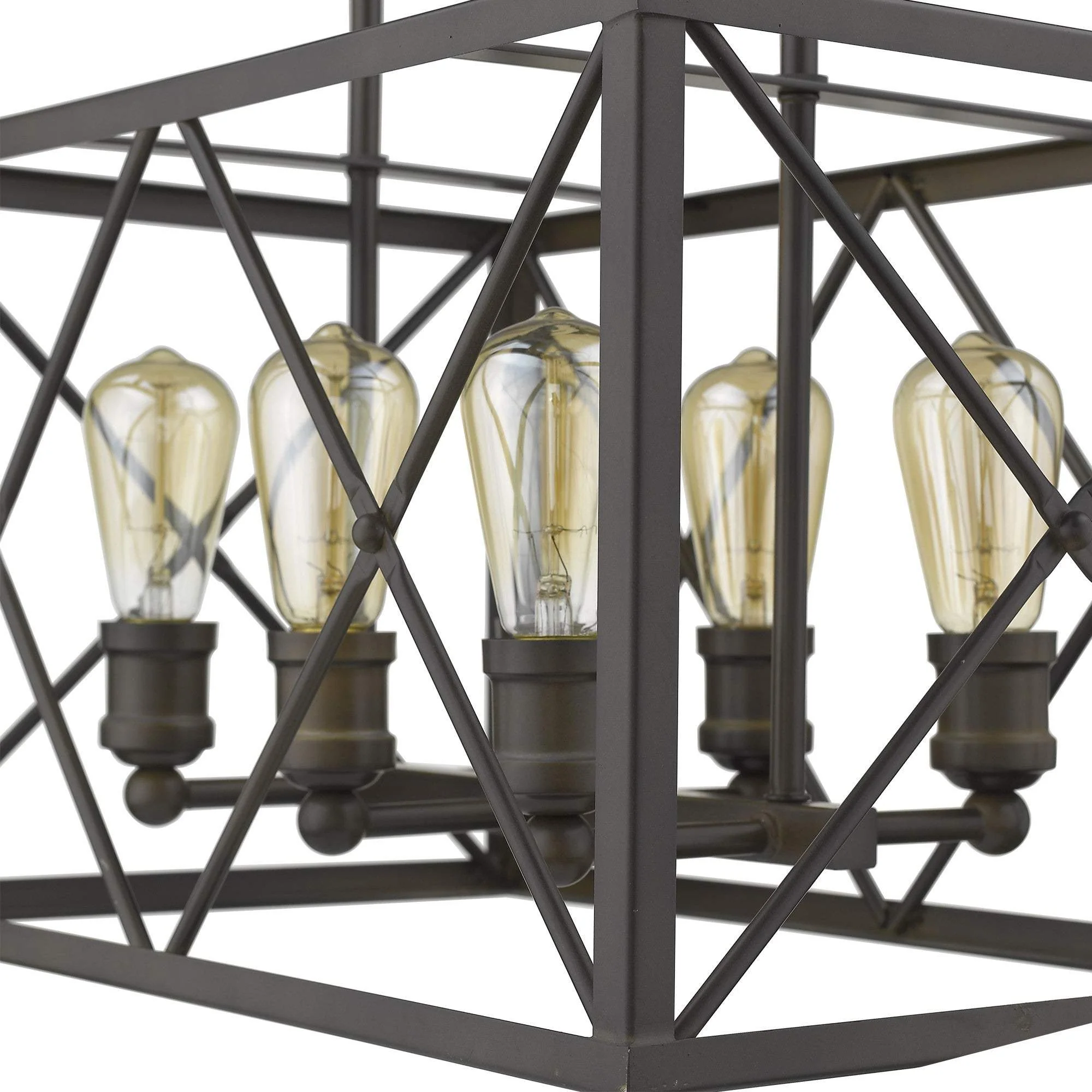 Brooklyn 6-Light Oil-Rubbed Bronze Pendant - Image 8