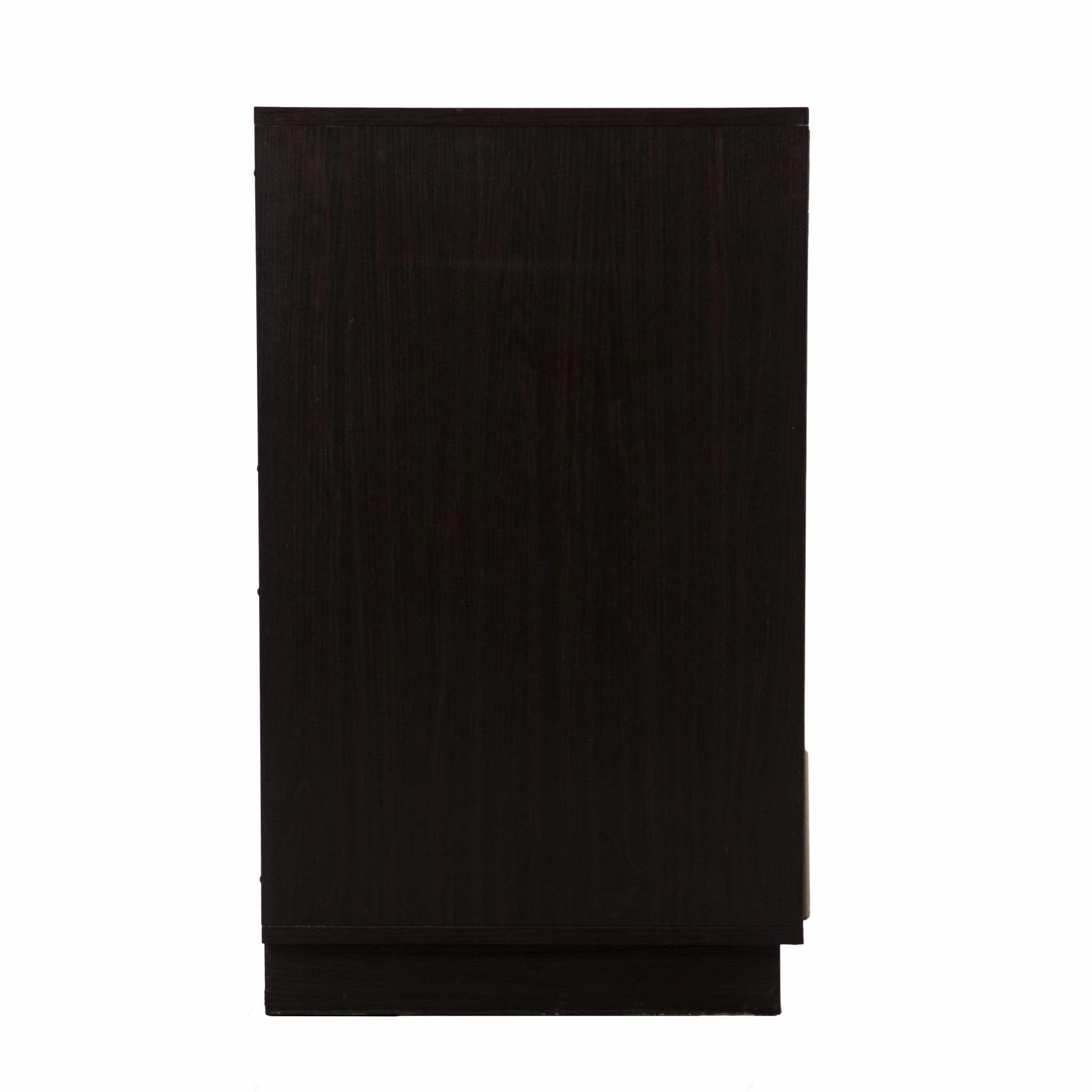 Brown and Cream Sculptural Leaf Accent Storage Cabinet - Image 3