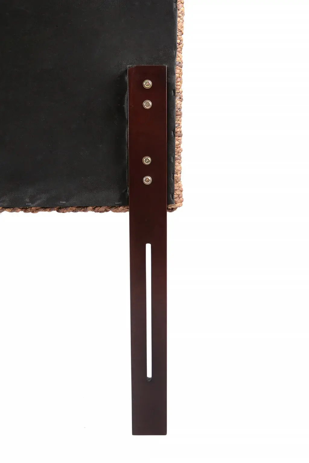 Brown Natural and Rustic Woven Banana Leaf Straight Queen Size Headboard - Image 3