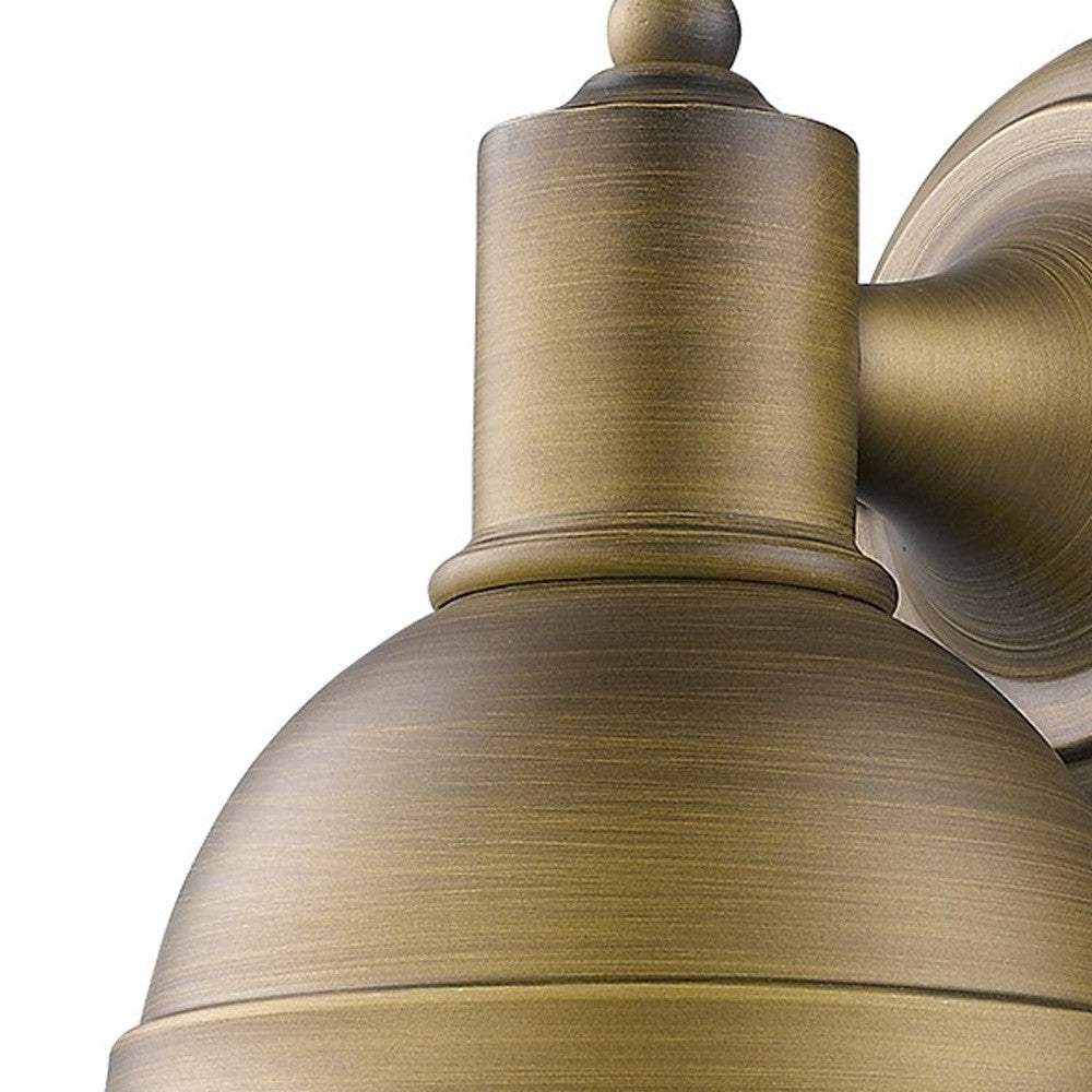 Brushed Gold Aluminum Wall Sconce - Image 4