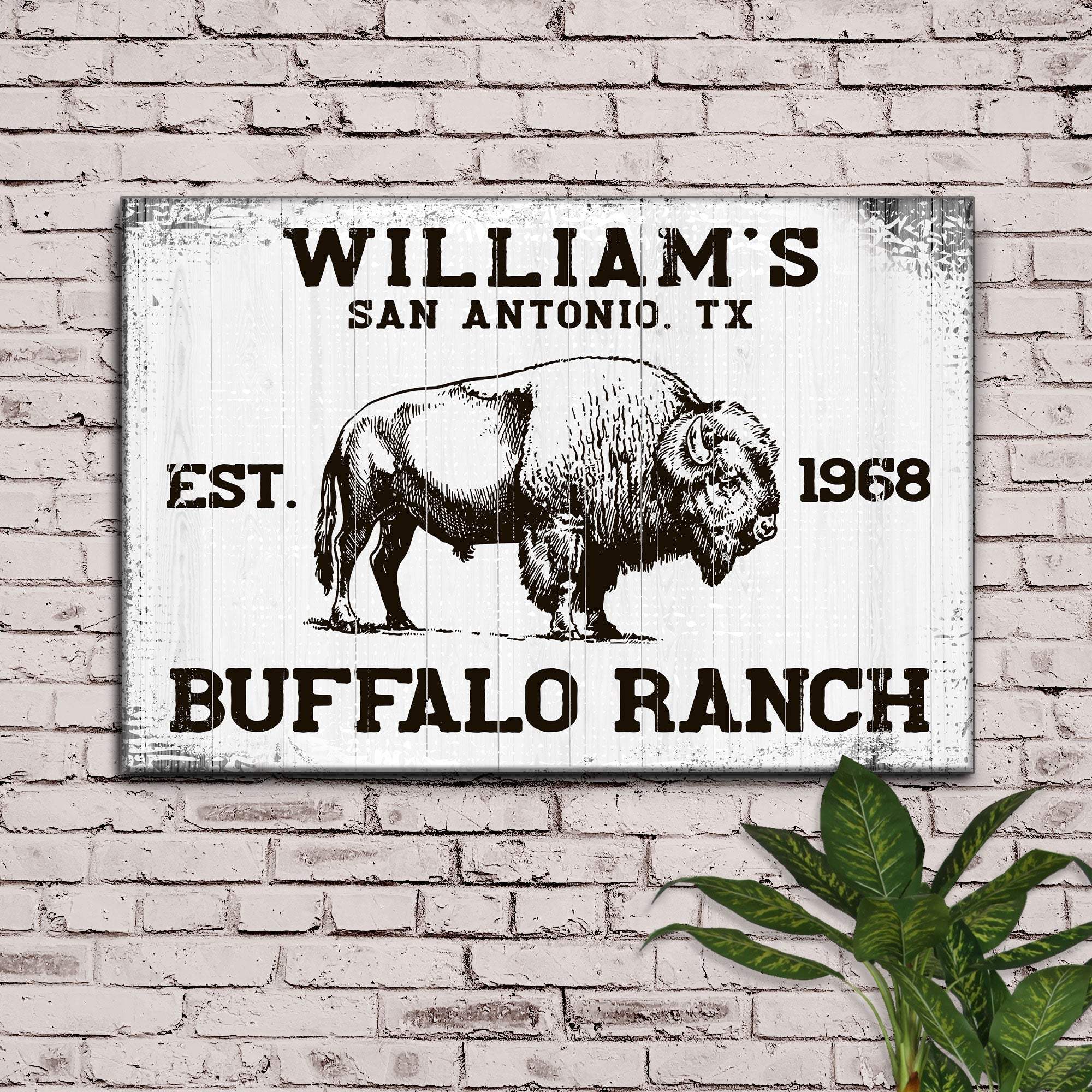 Buffalo Ranch Sign II - Image 3