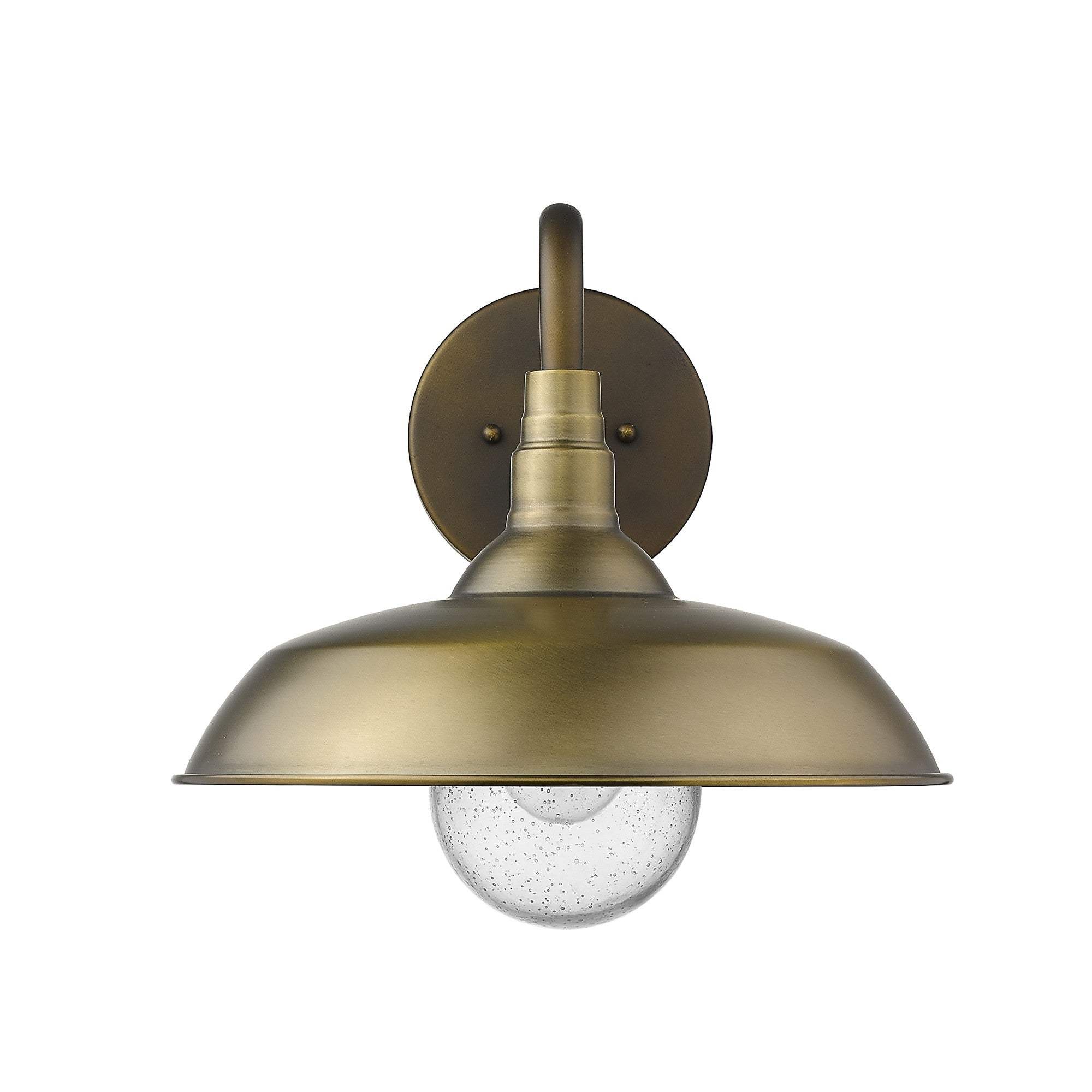 Burry 1-Light Antique Brass Wall Light - Image 5