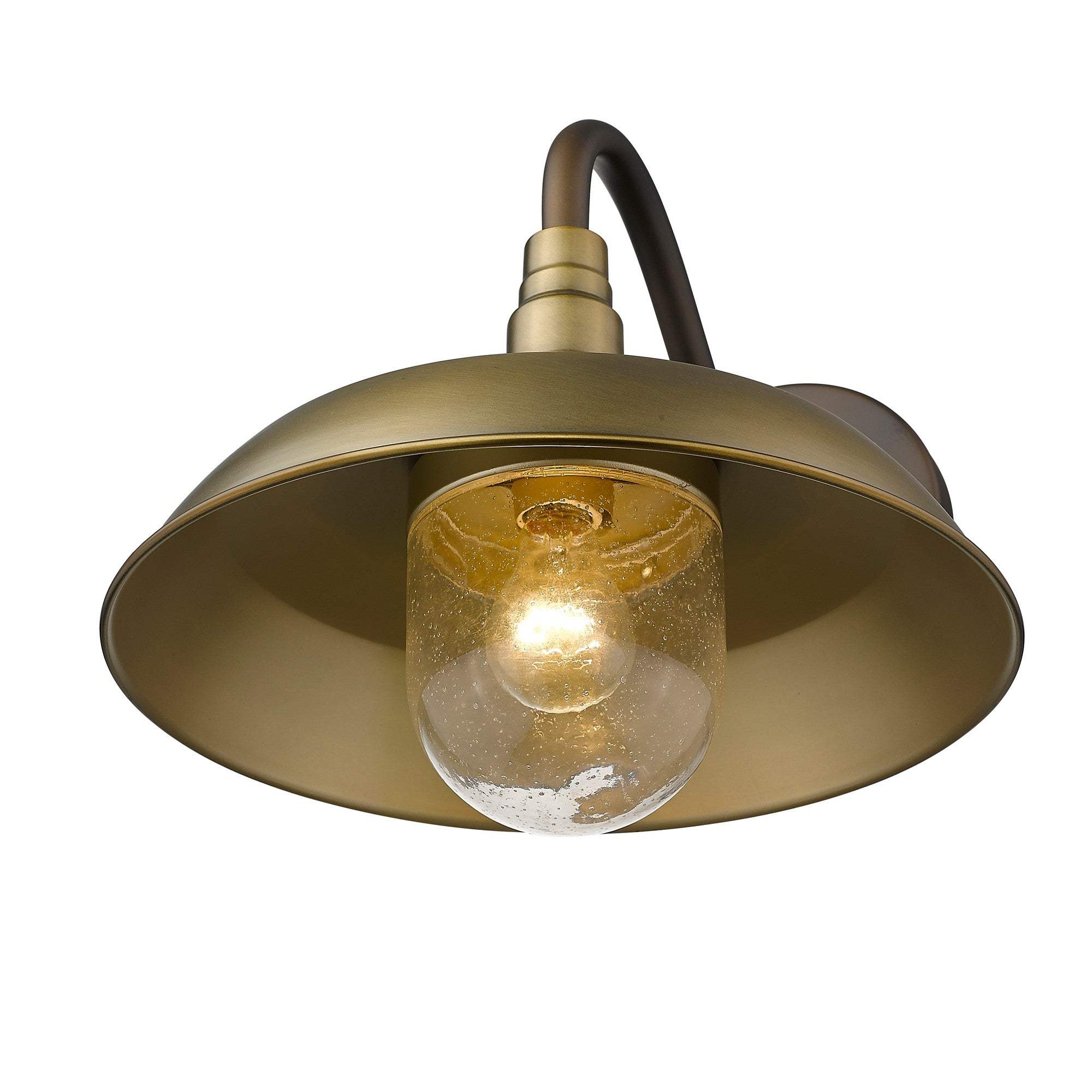 Burry 1-Light Antique Brass Wall Light - Image 6