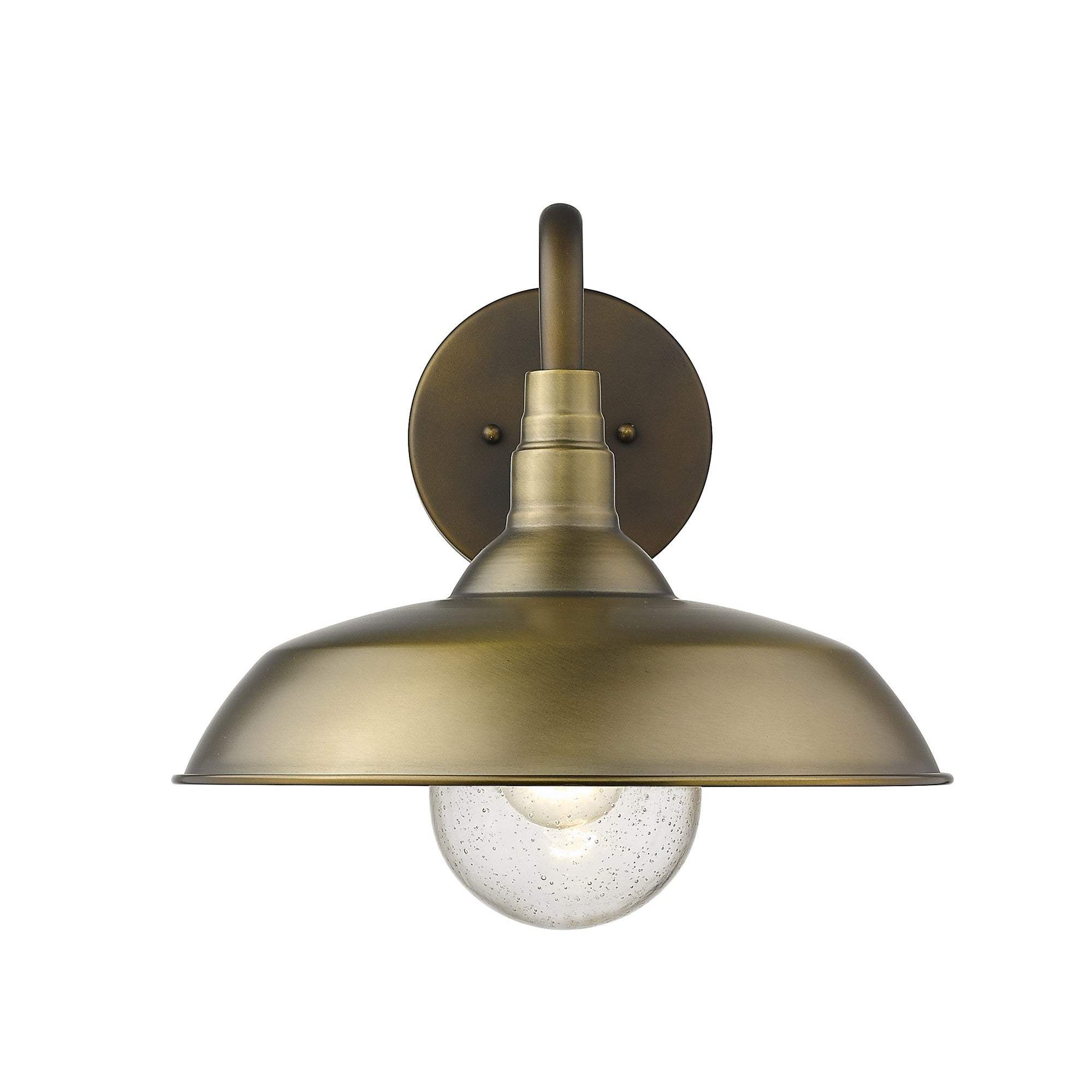 Burry 1-Light Antique Brass Wall Light - Image 7