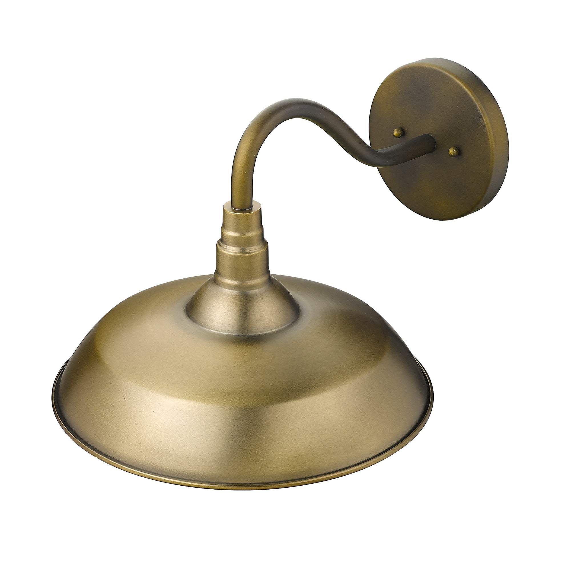 Burry 1-Light Antique Brass Wall Light - Image 8