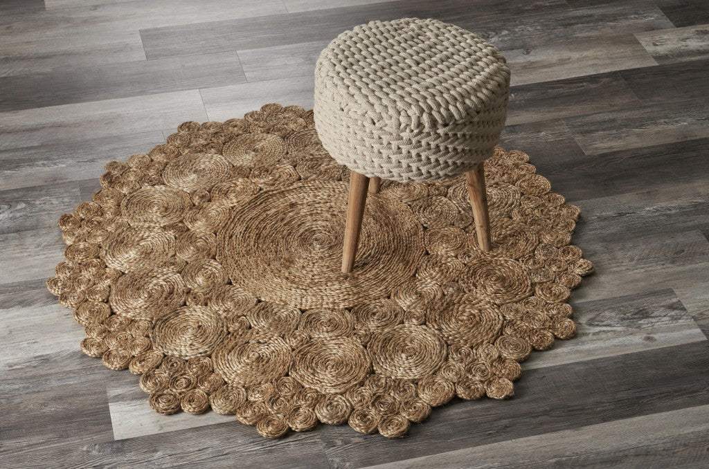 Bursting Medallion Boutique Jute Rug - Image 8