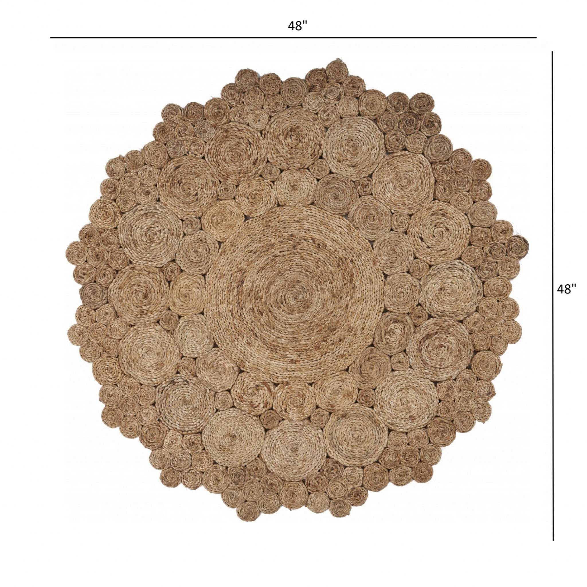 Bursting Medallion Boutique Jute Rug - Image 9