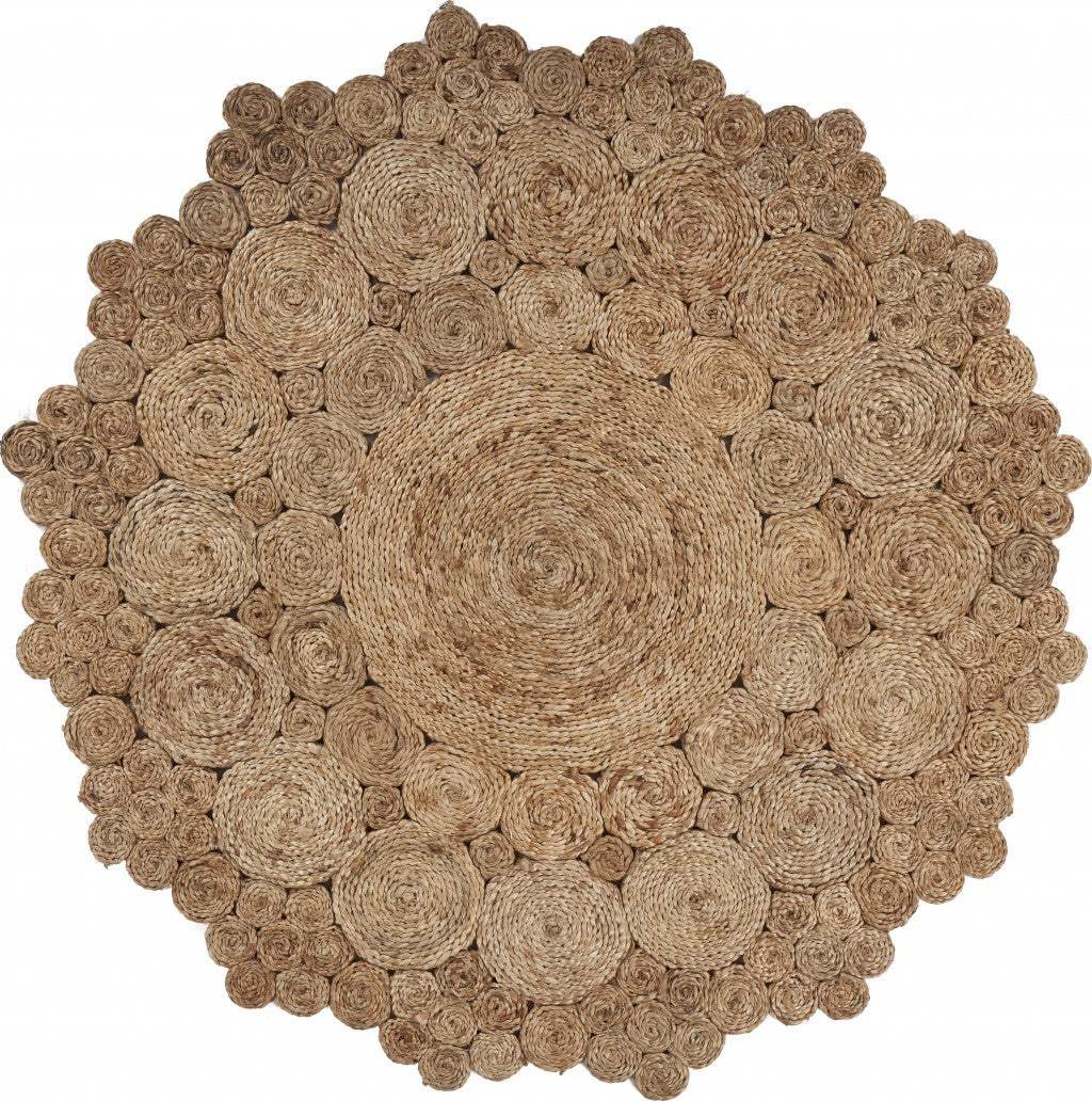 Bursting Medallion Boutique Jute Rug - Image 2