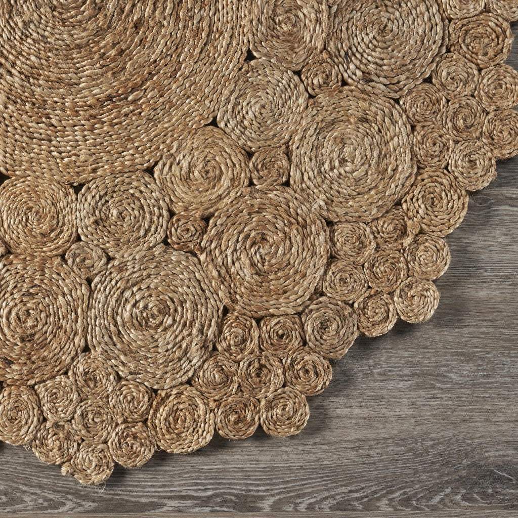 Bursting Medallion Boutique Jute Rug - Image 6