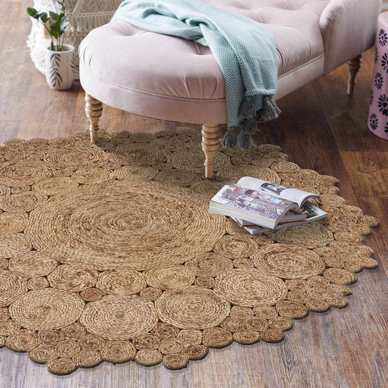 Bursting Medallion Boutique Jute Rug - Image 7