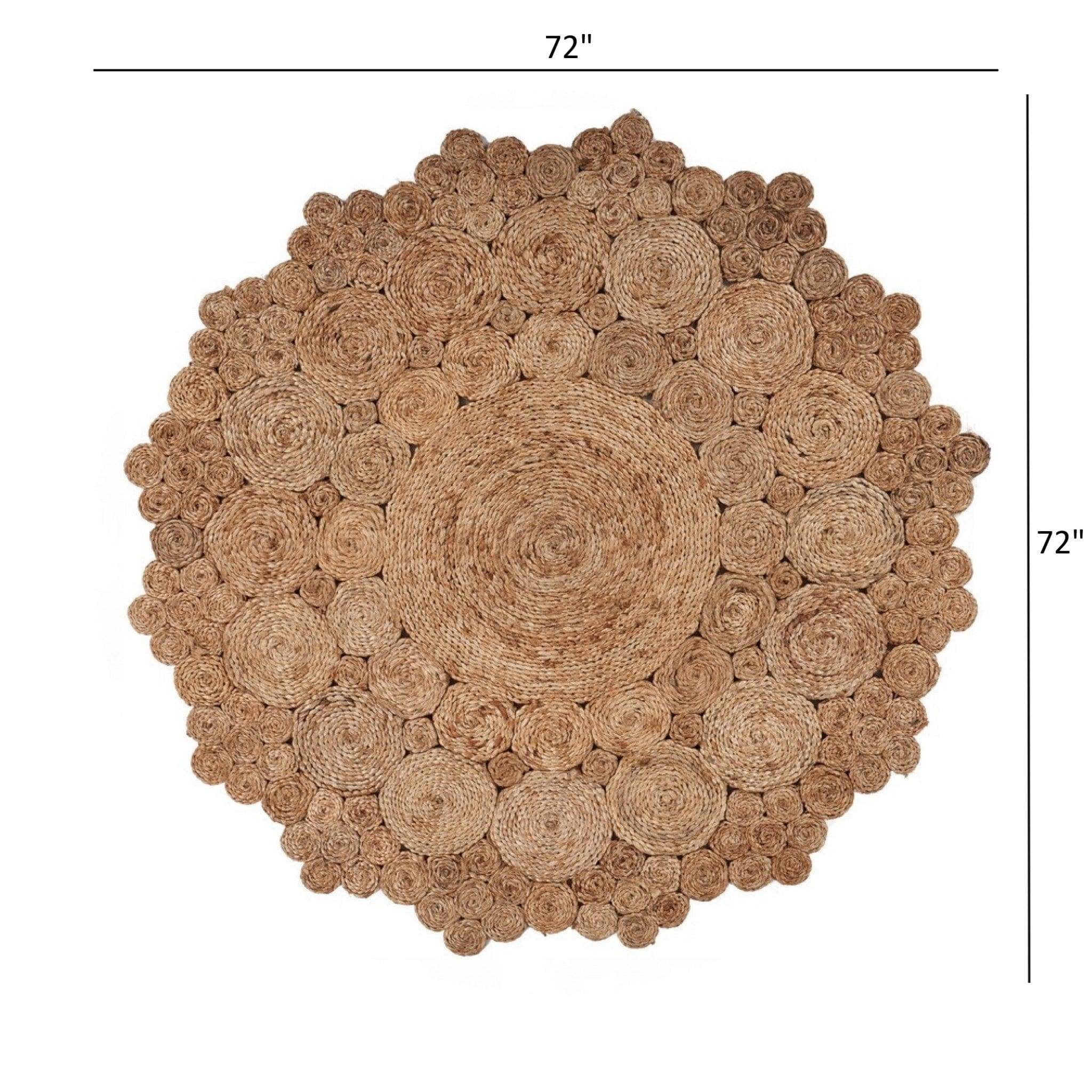 Bursting Medallion Boutique Jute Rug - Image 8