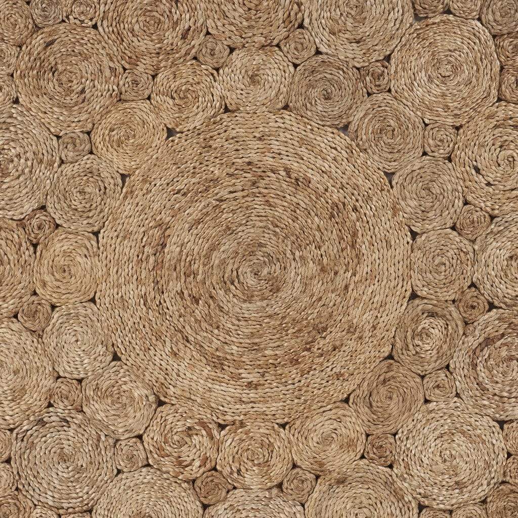 Bursting Medallion Boutique Jute Rug - Image 9