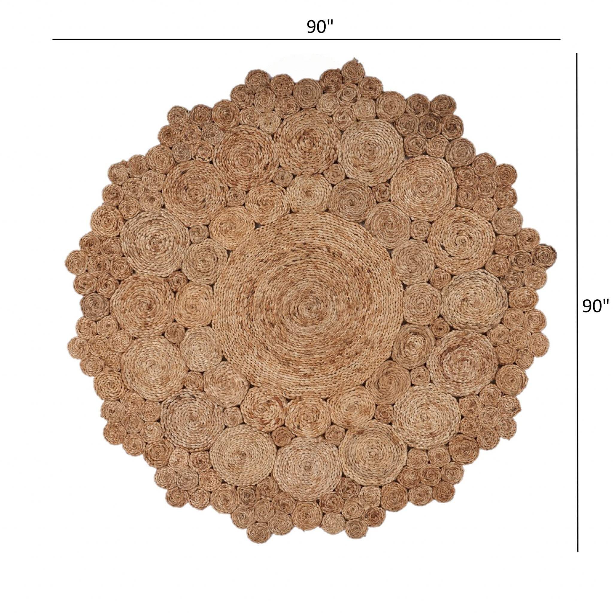 Bursting Medallion Boutique Jute Rug - Image 8