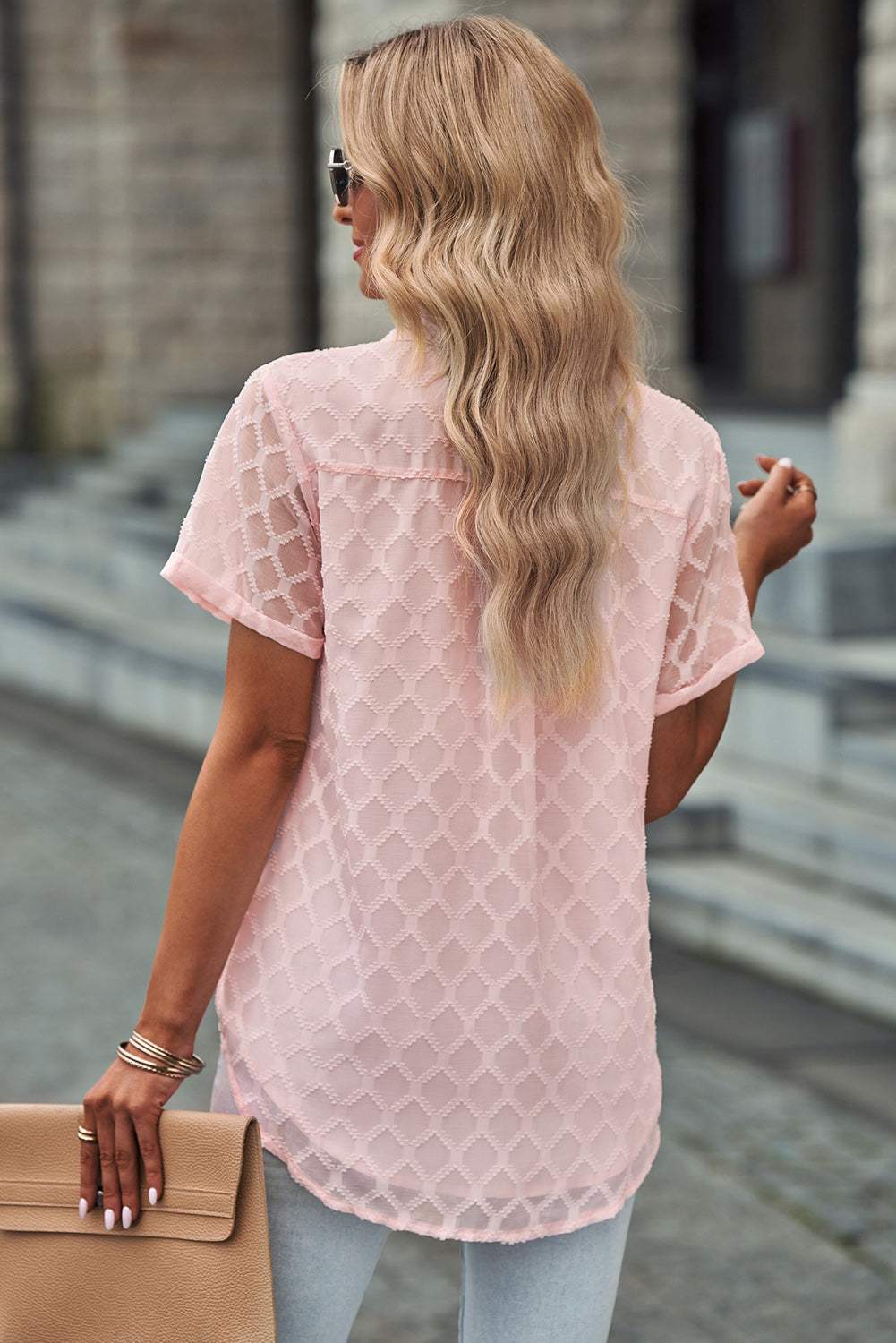 Button Up Short Sleeve Shirt - Image 5