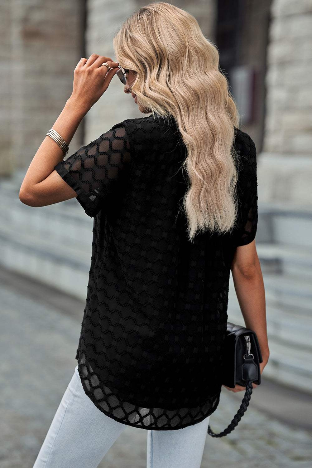 Button Up Short Sleeve Shirt - Image 8